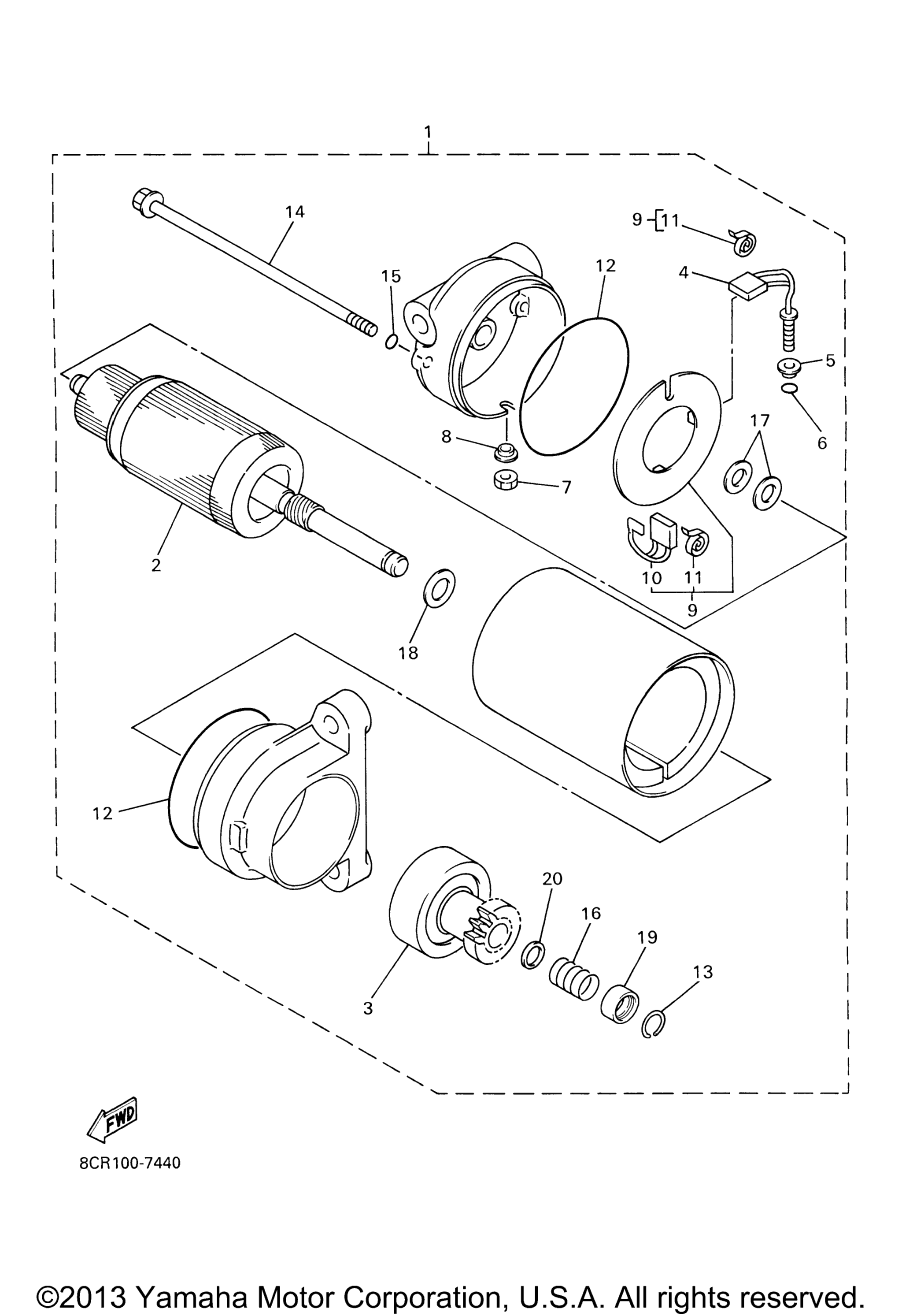 Альтернативные детали St Motor Assy