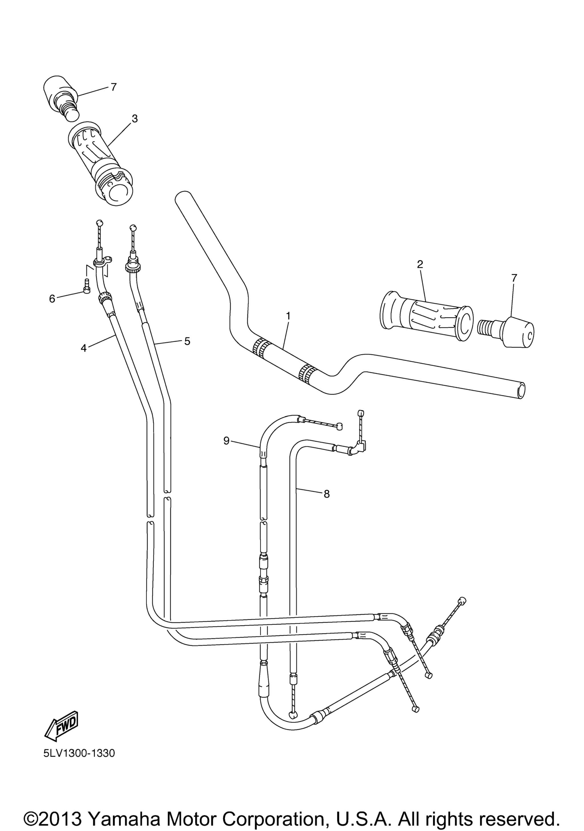 Ручка газа и тросики