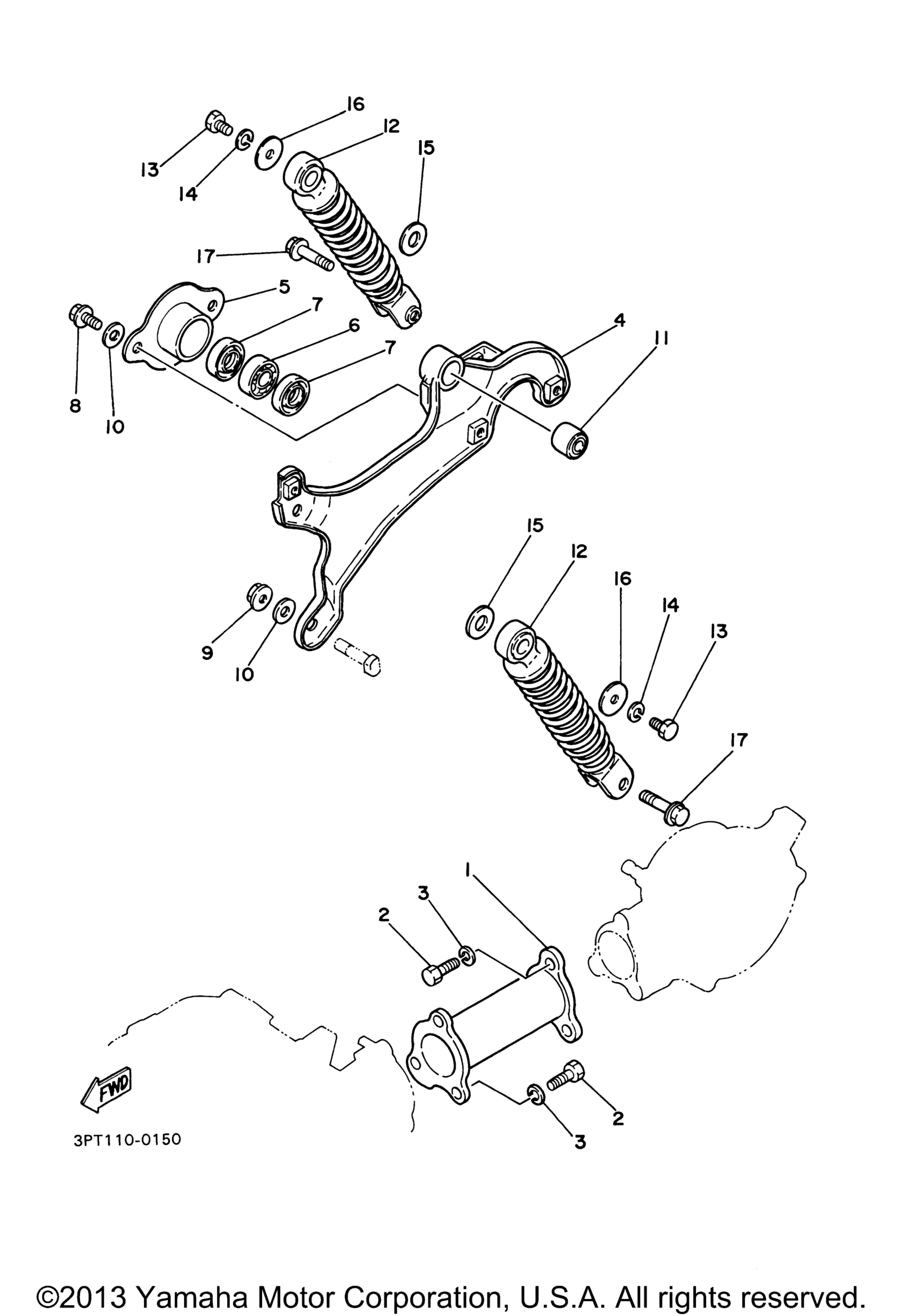 Задняя часть ARM SUSPENSION