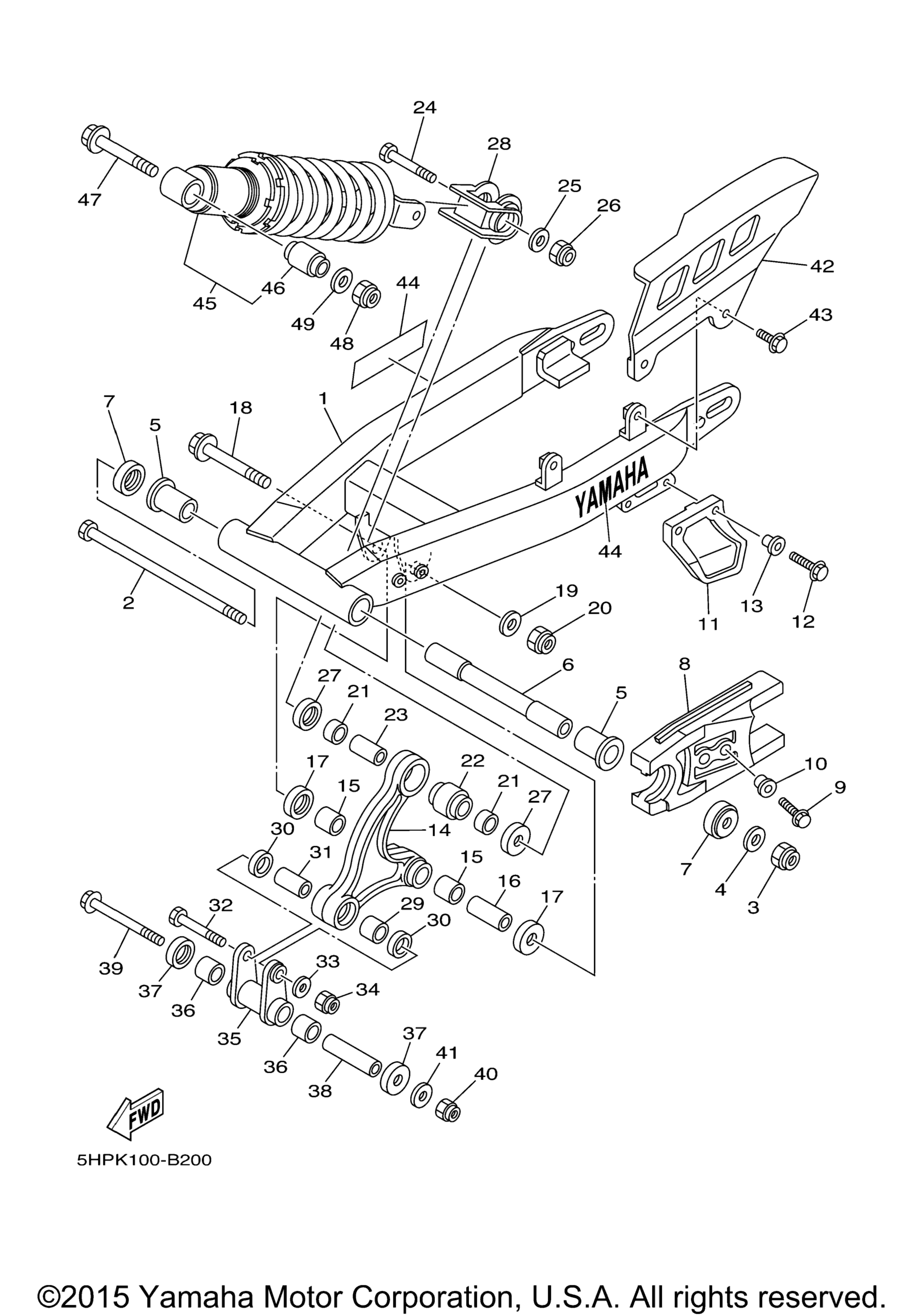 Задняя часть Arm Suspension Er