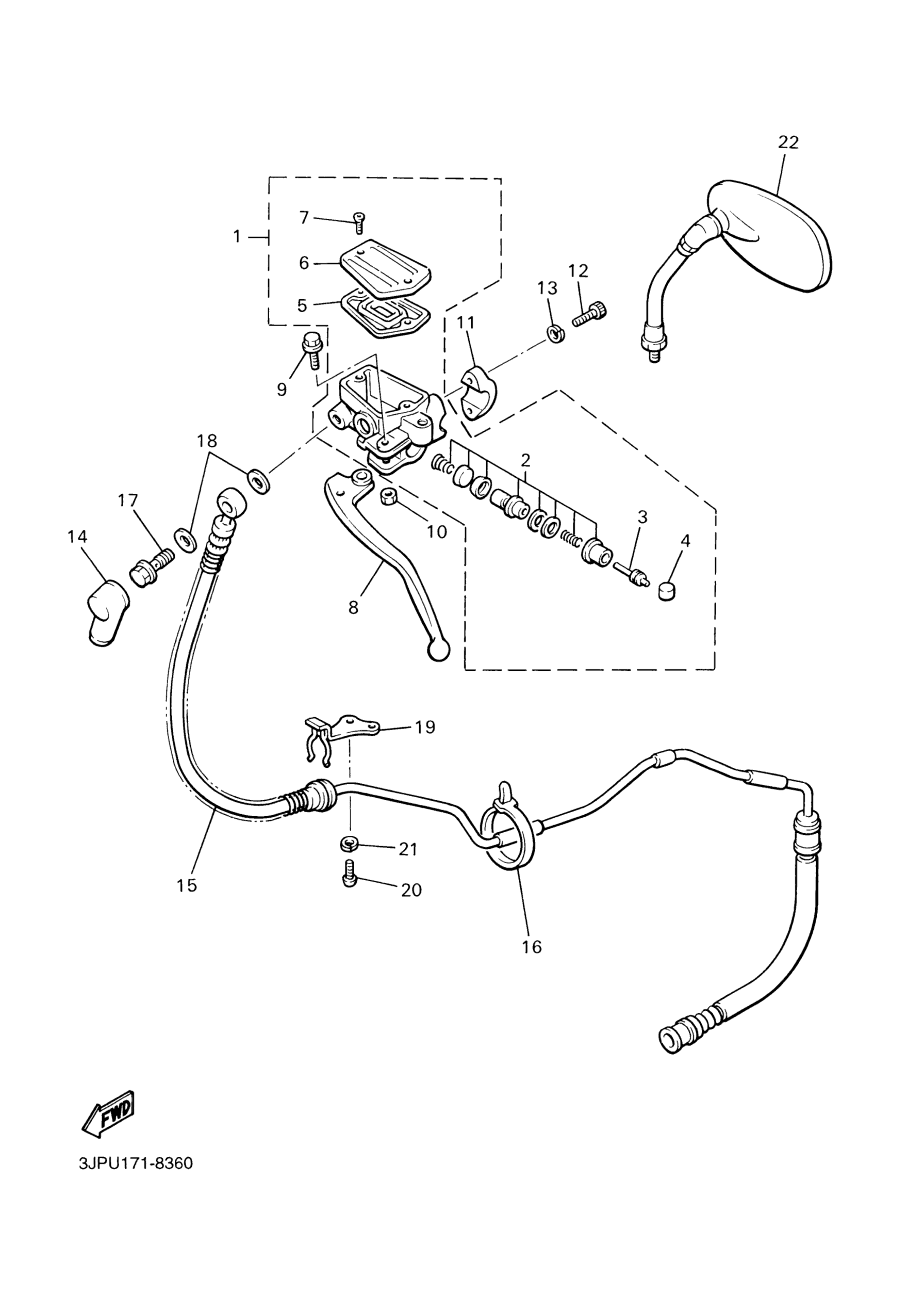 Передняя часть Master Cylinder 2