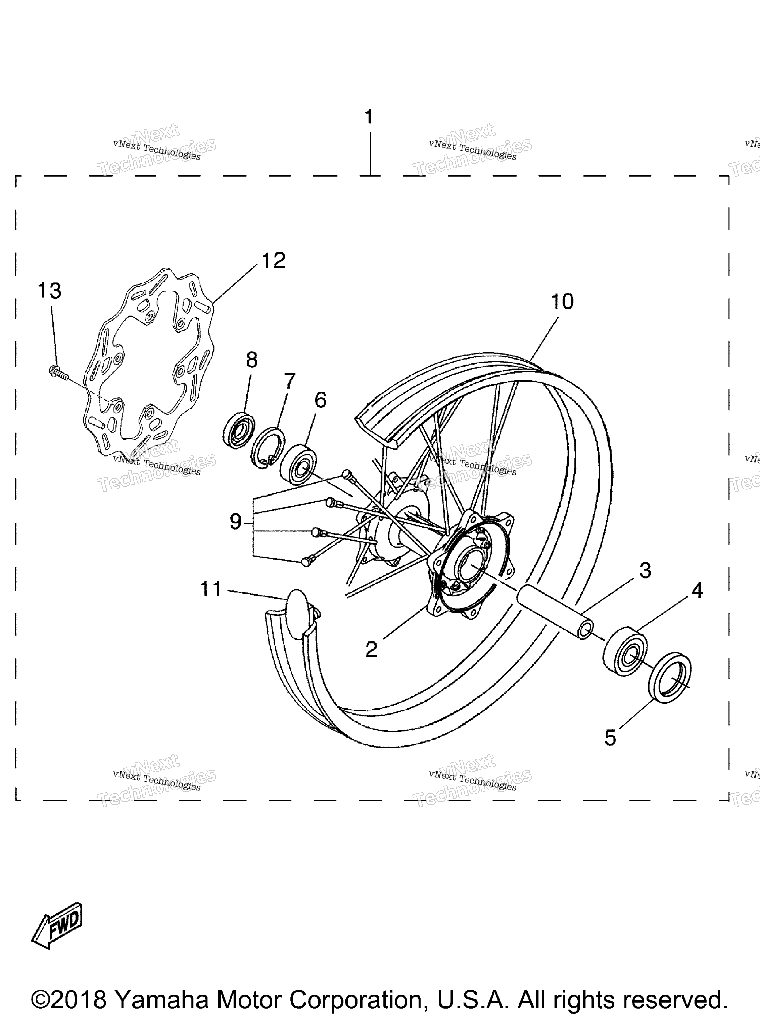 Задняя часть Wheel Kit