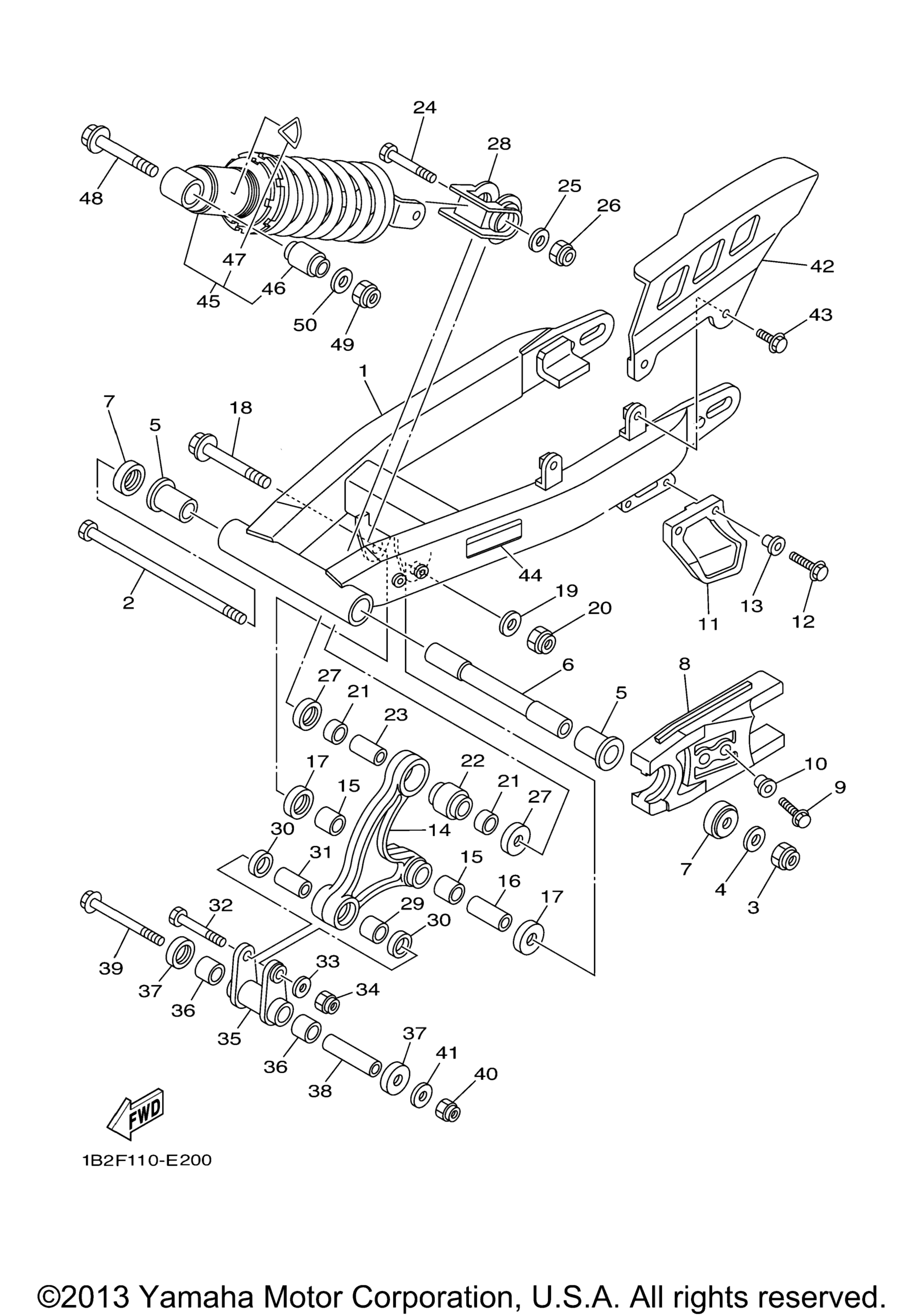 Задняя часть Arm Suspension Ew