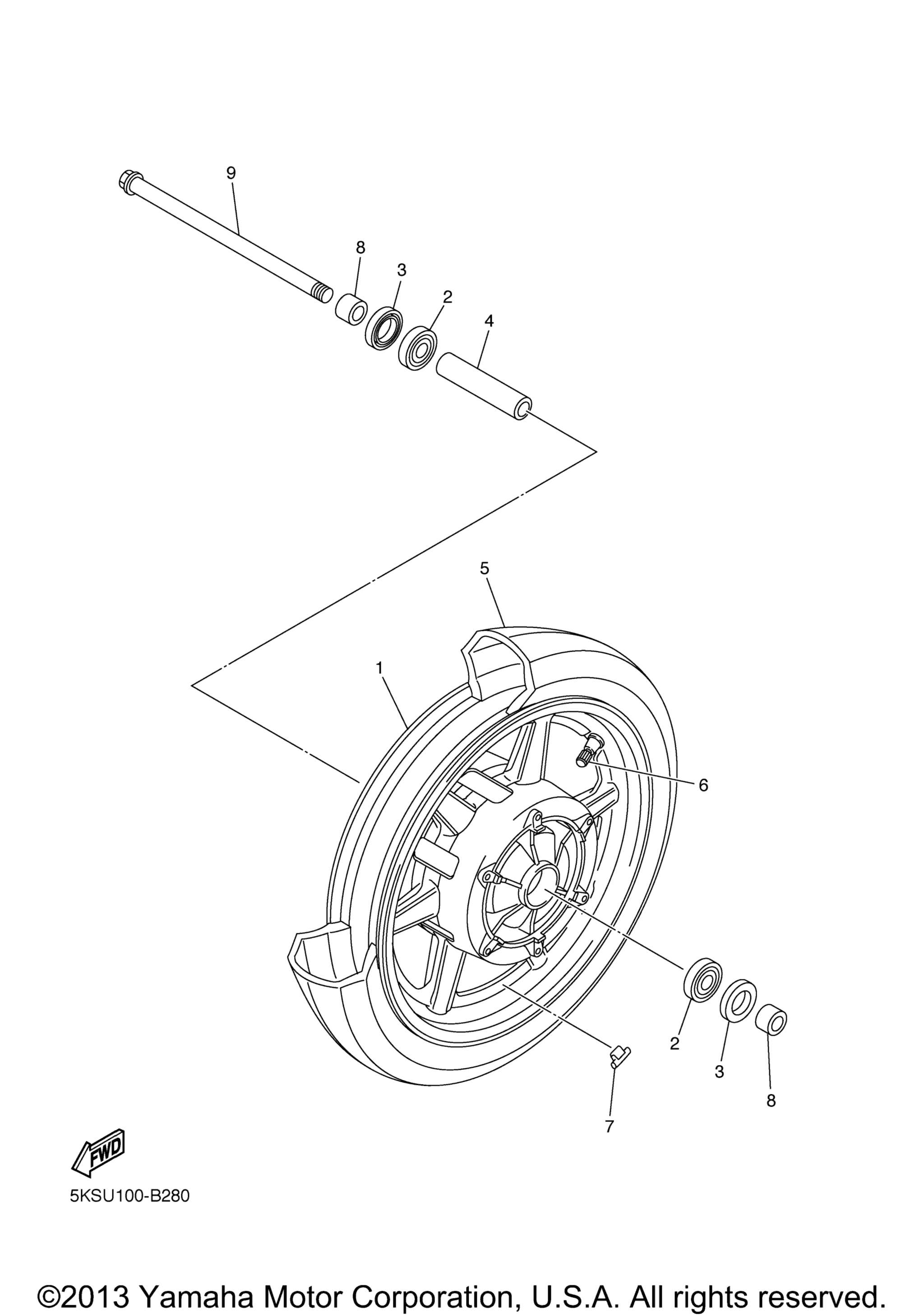 Передняя часть Wheel For Cast Wheel