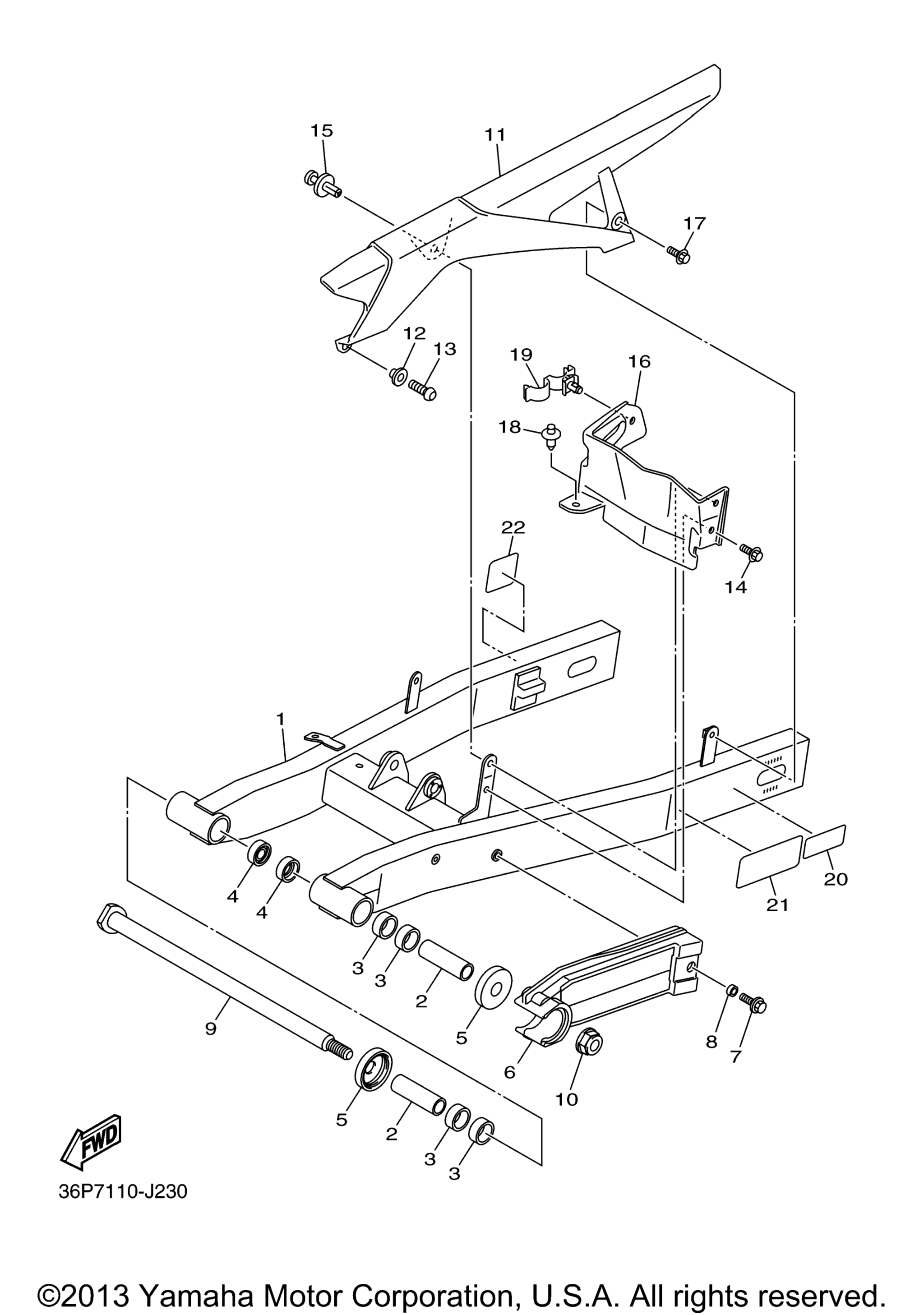 Задний рычаг подвески