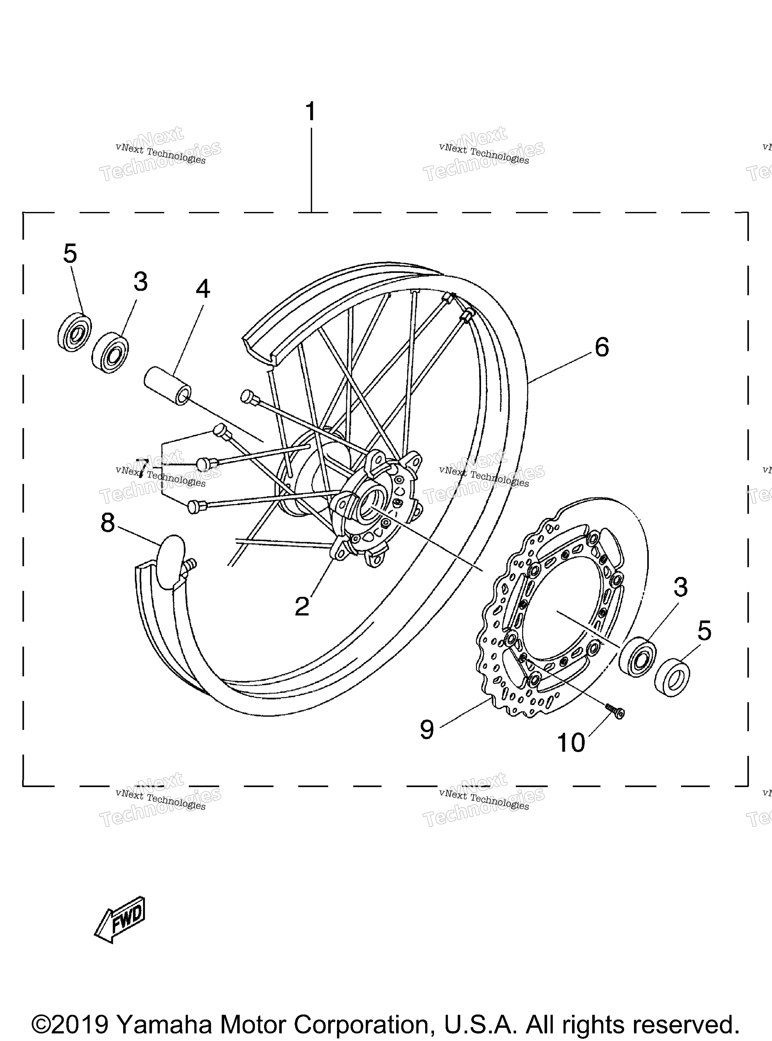 Передняя часть Wheel Kit