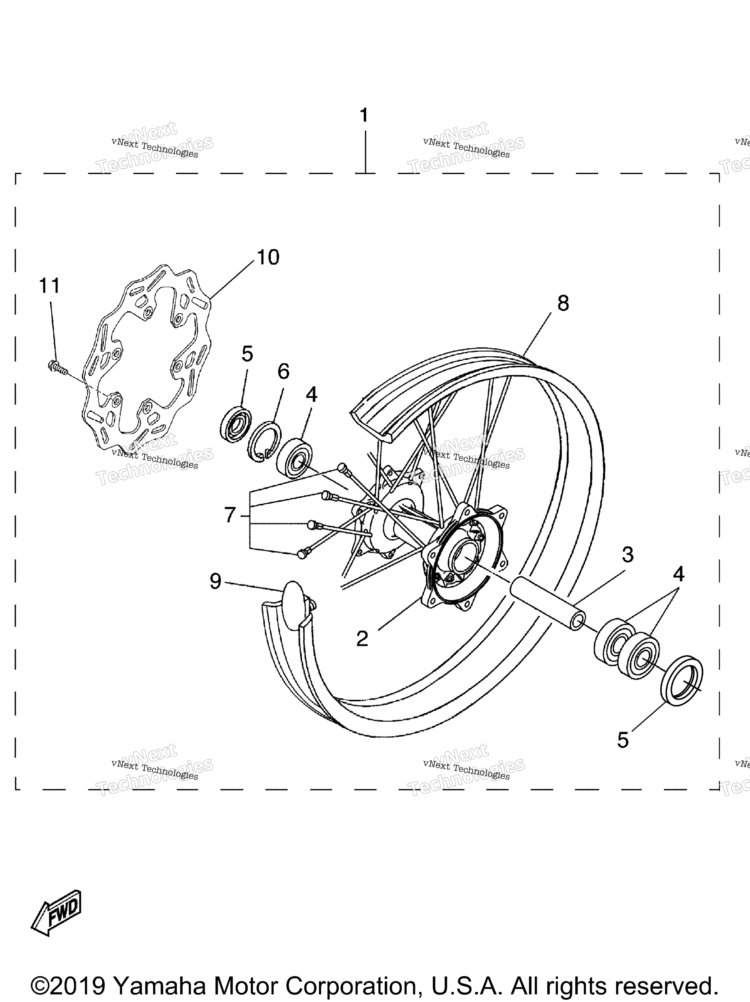 Задняя часть Wheel Kit