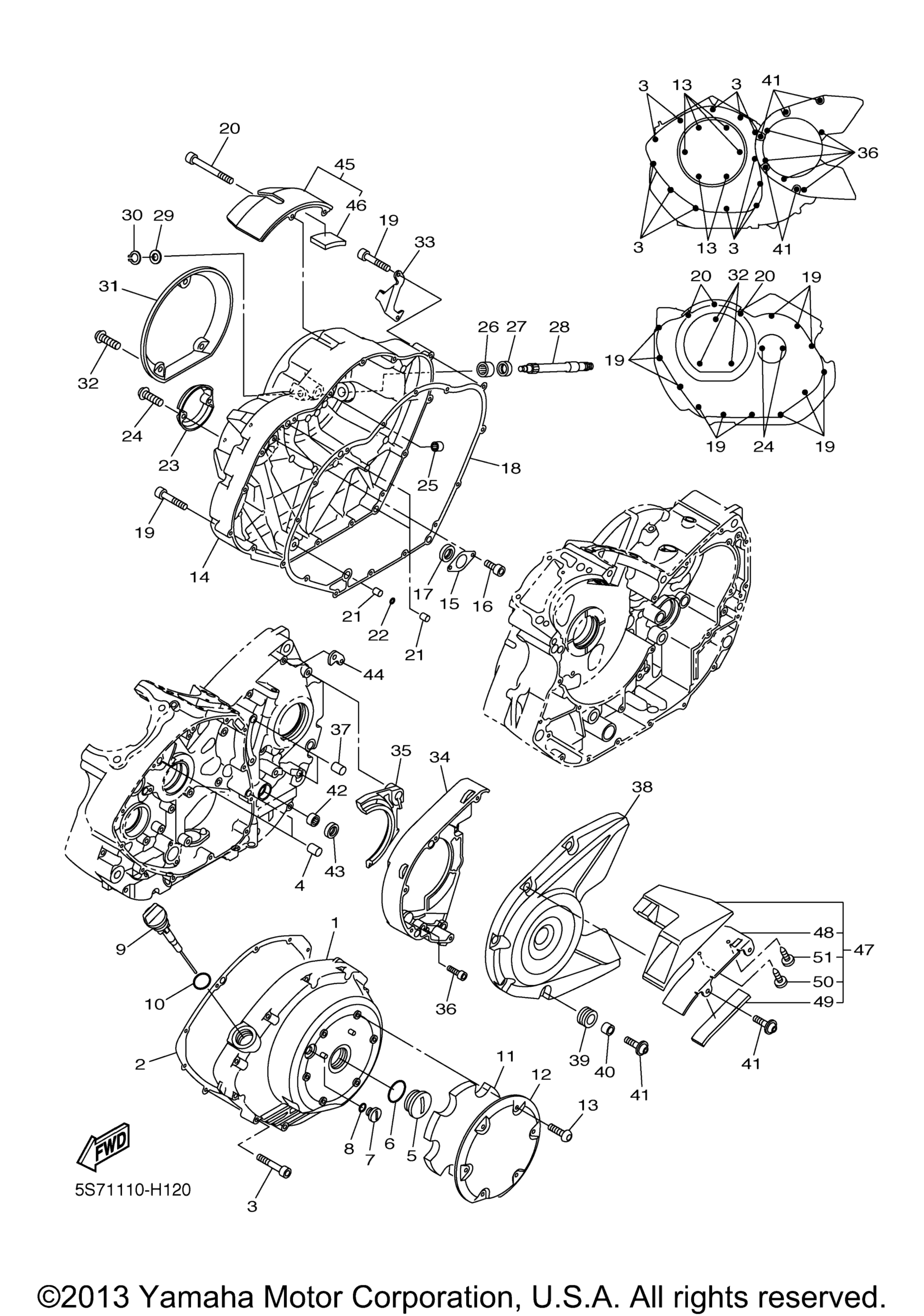 Крышка картера 1