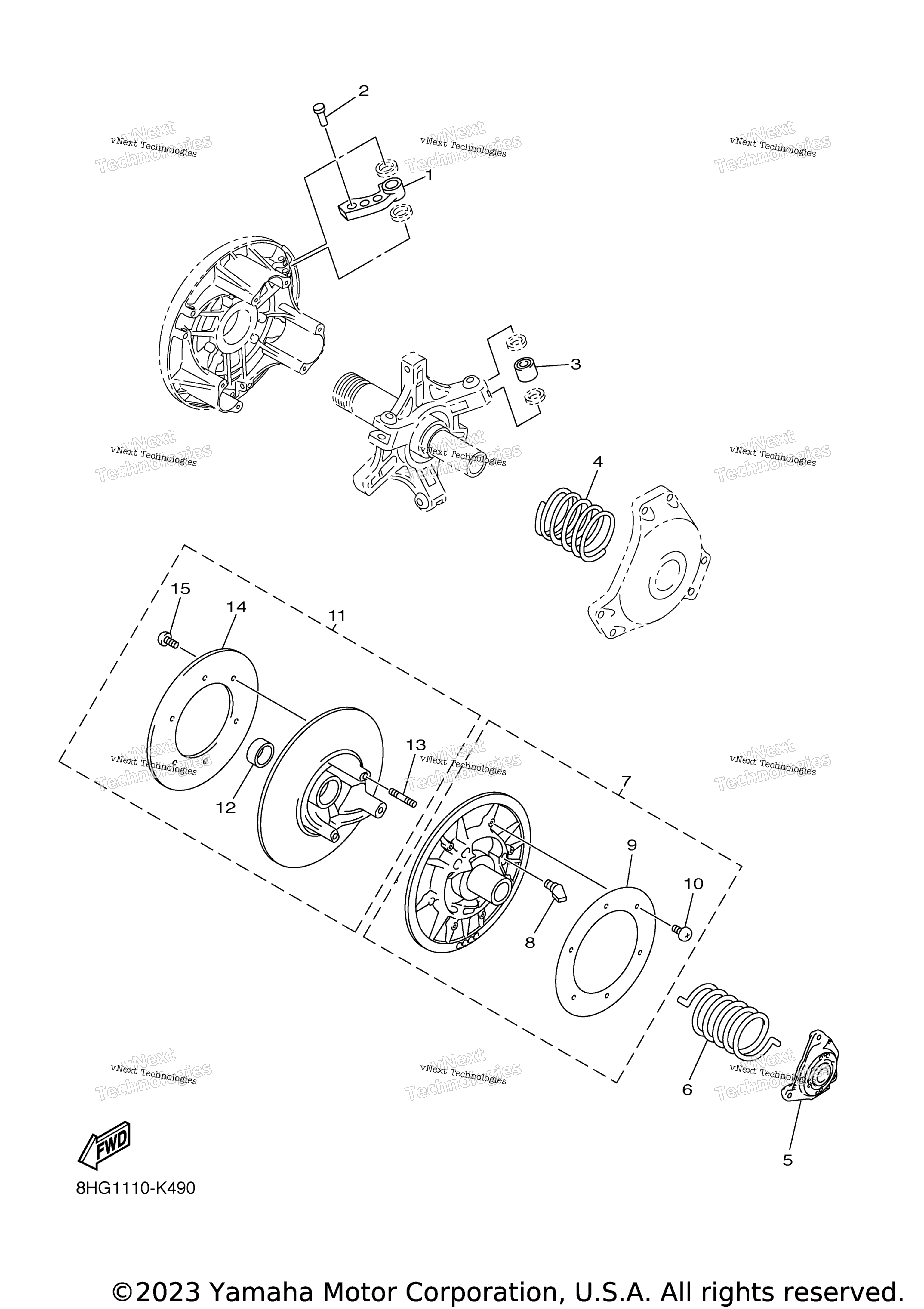 Альтернативные детали Drive Setting 1