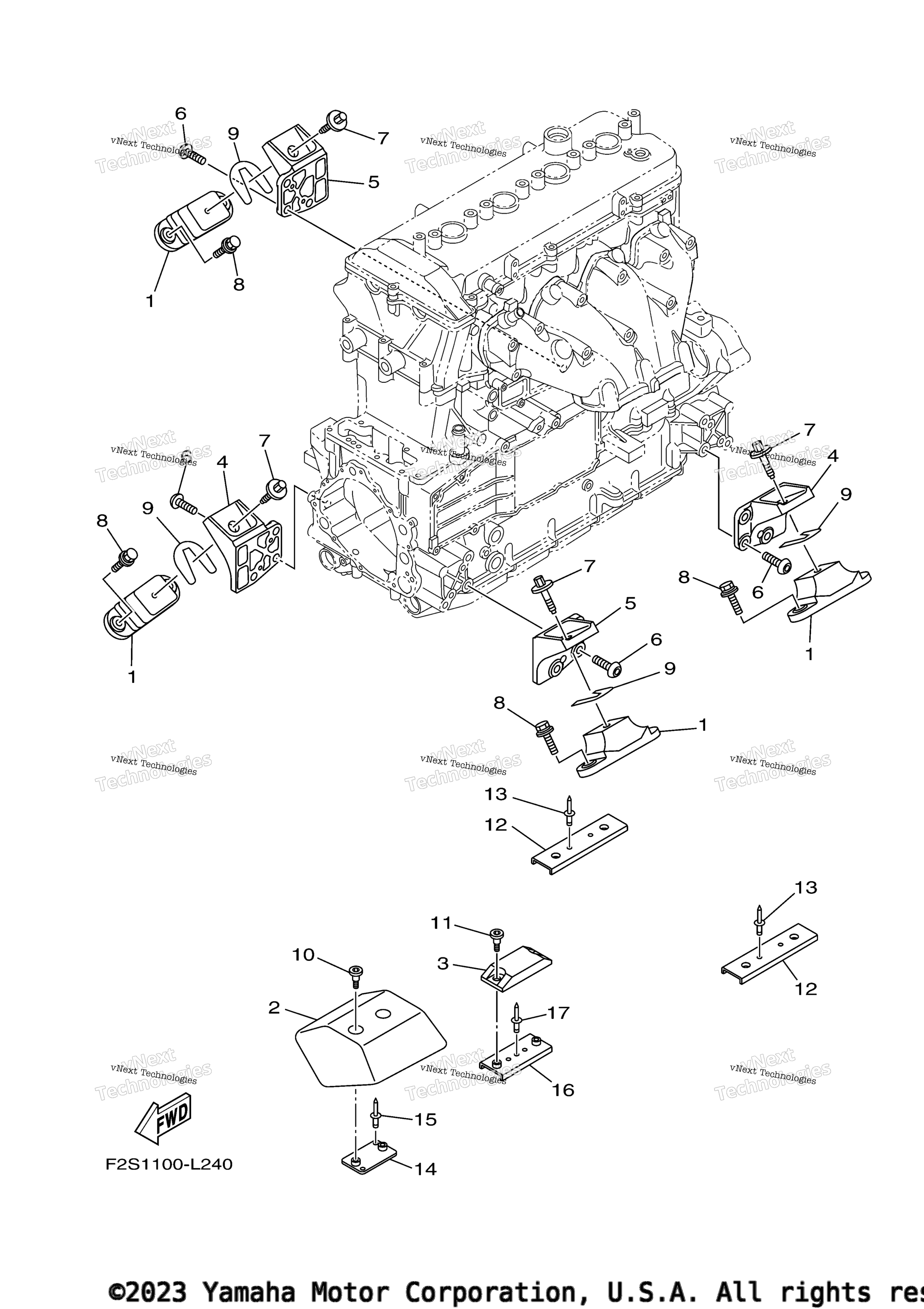 Двигатель Mount