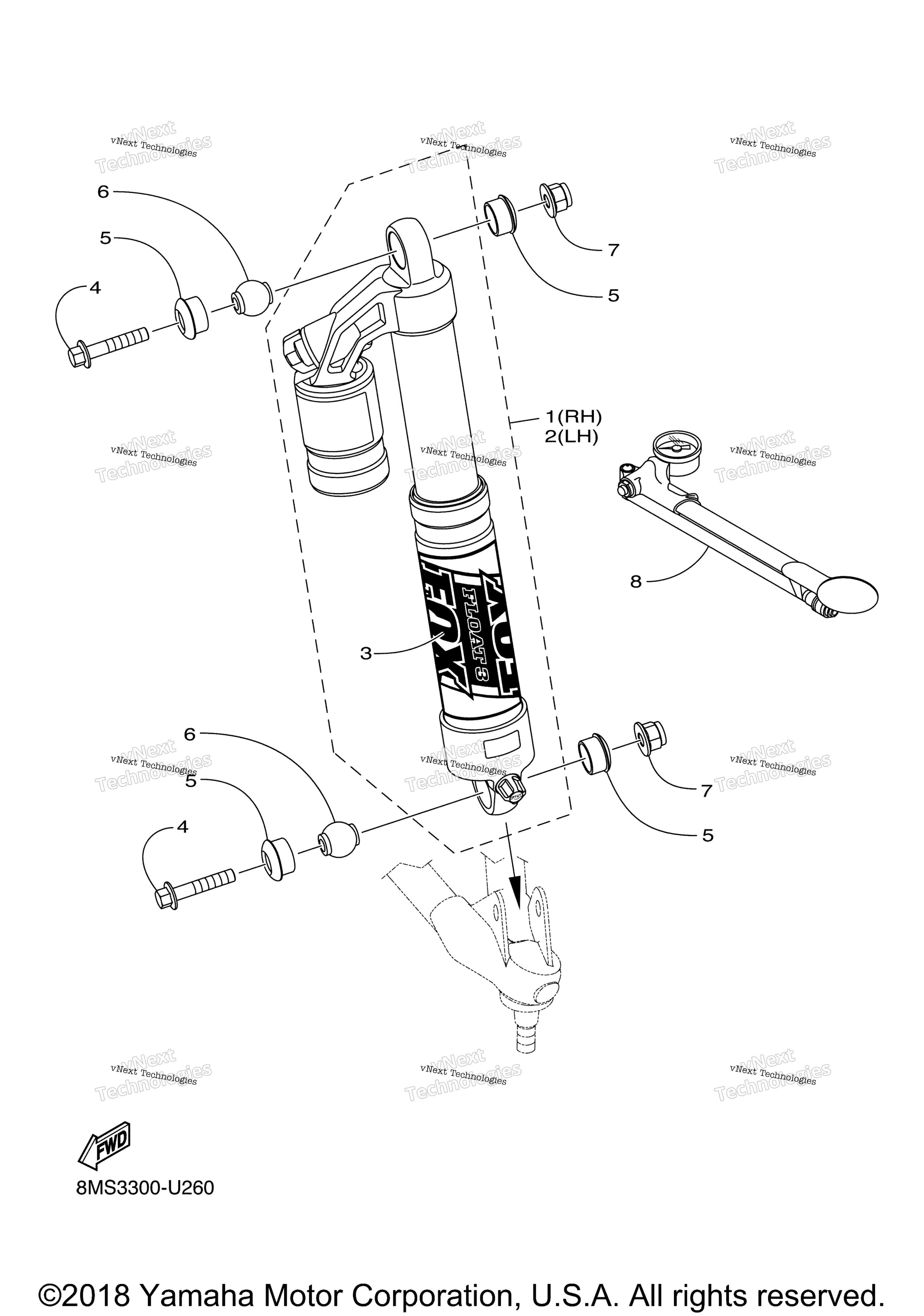 Передняя часть Suspension 2