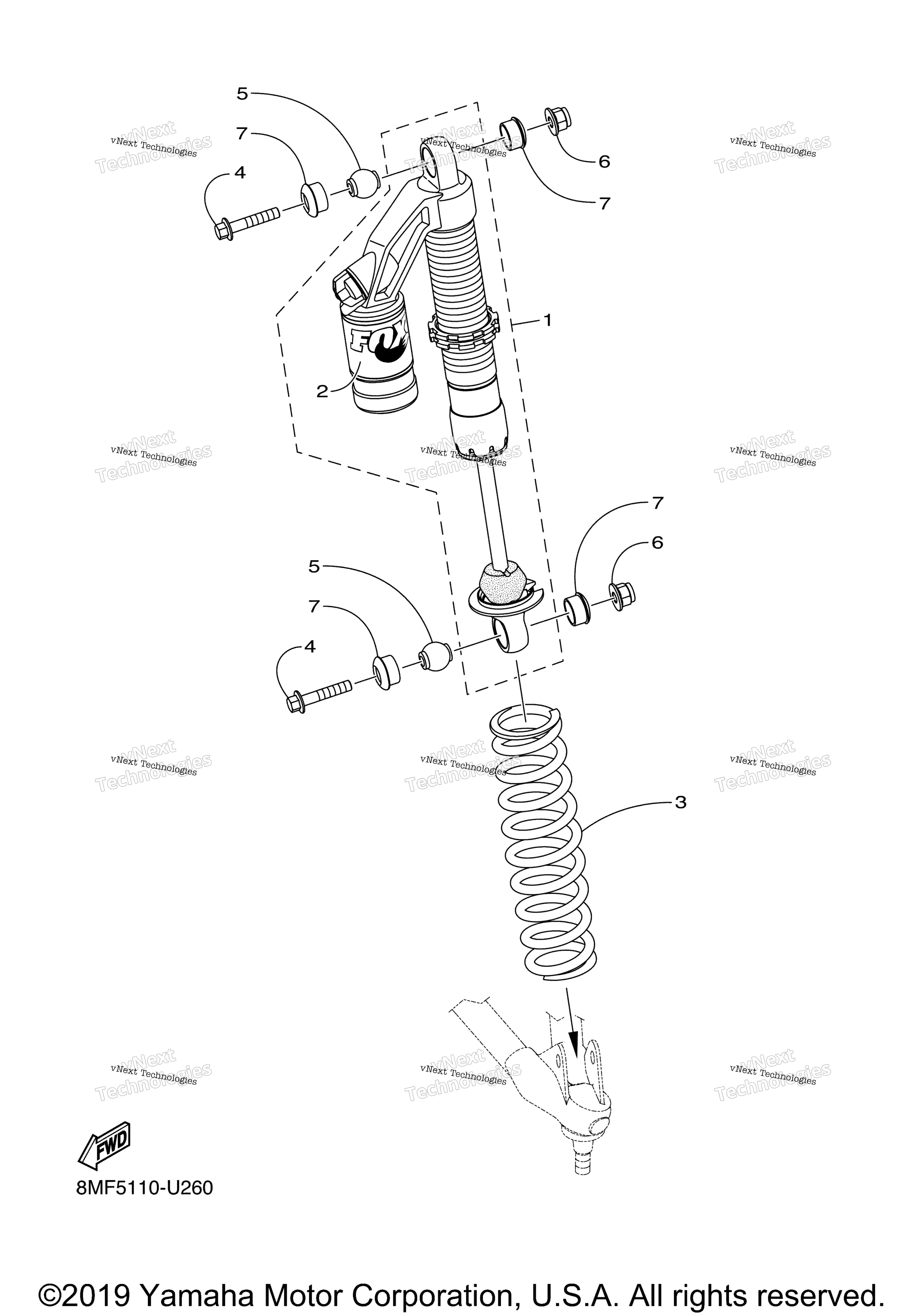 Передняя часть Suspension 2