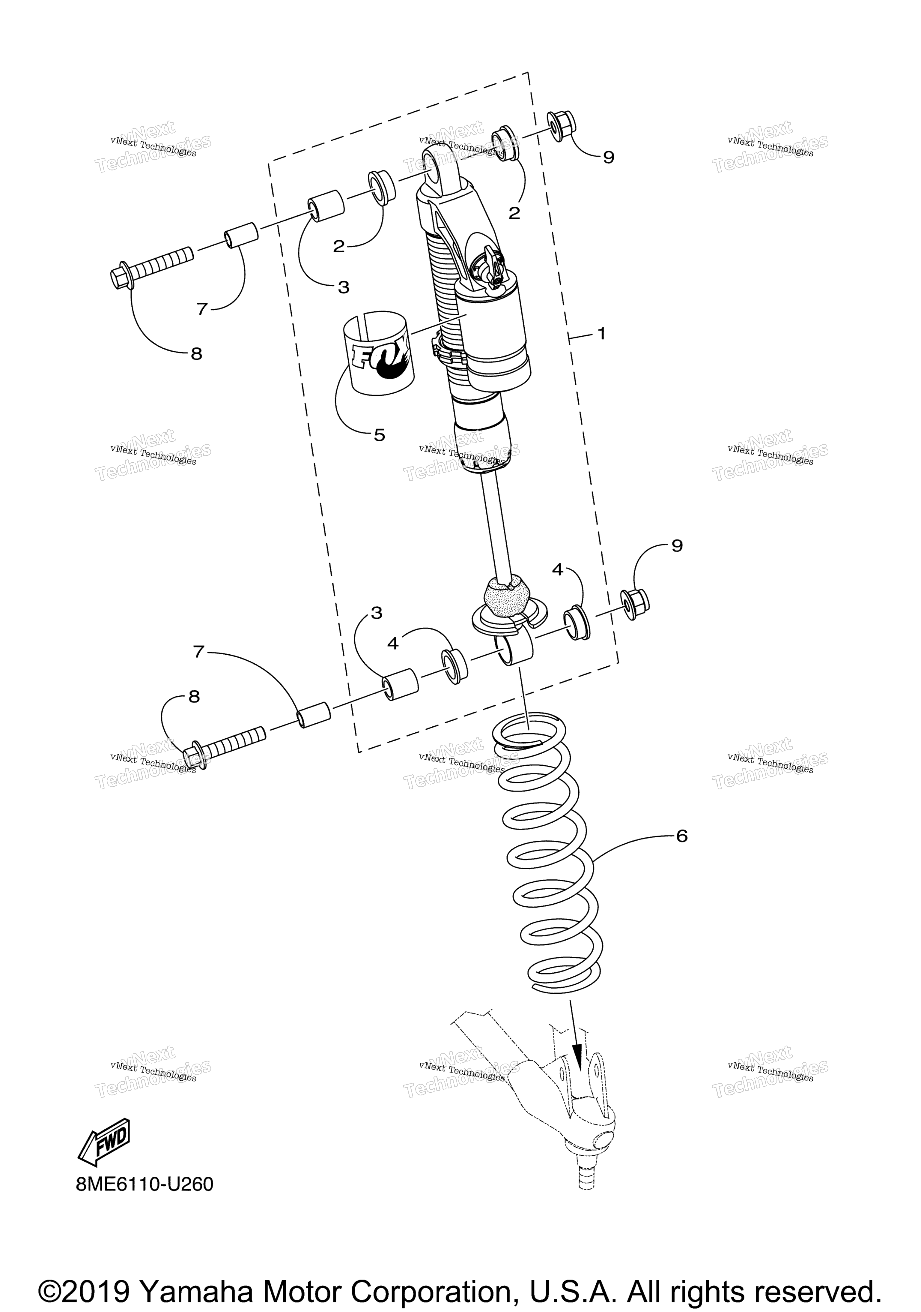 Передняя часть Suspension 2