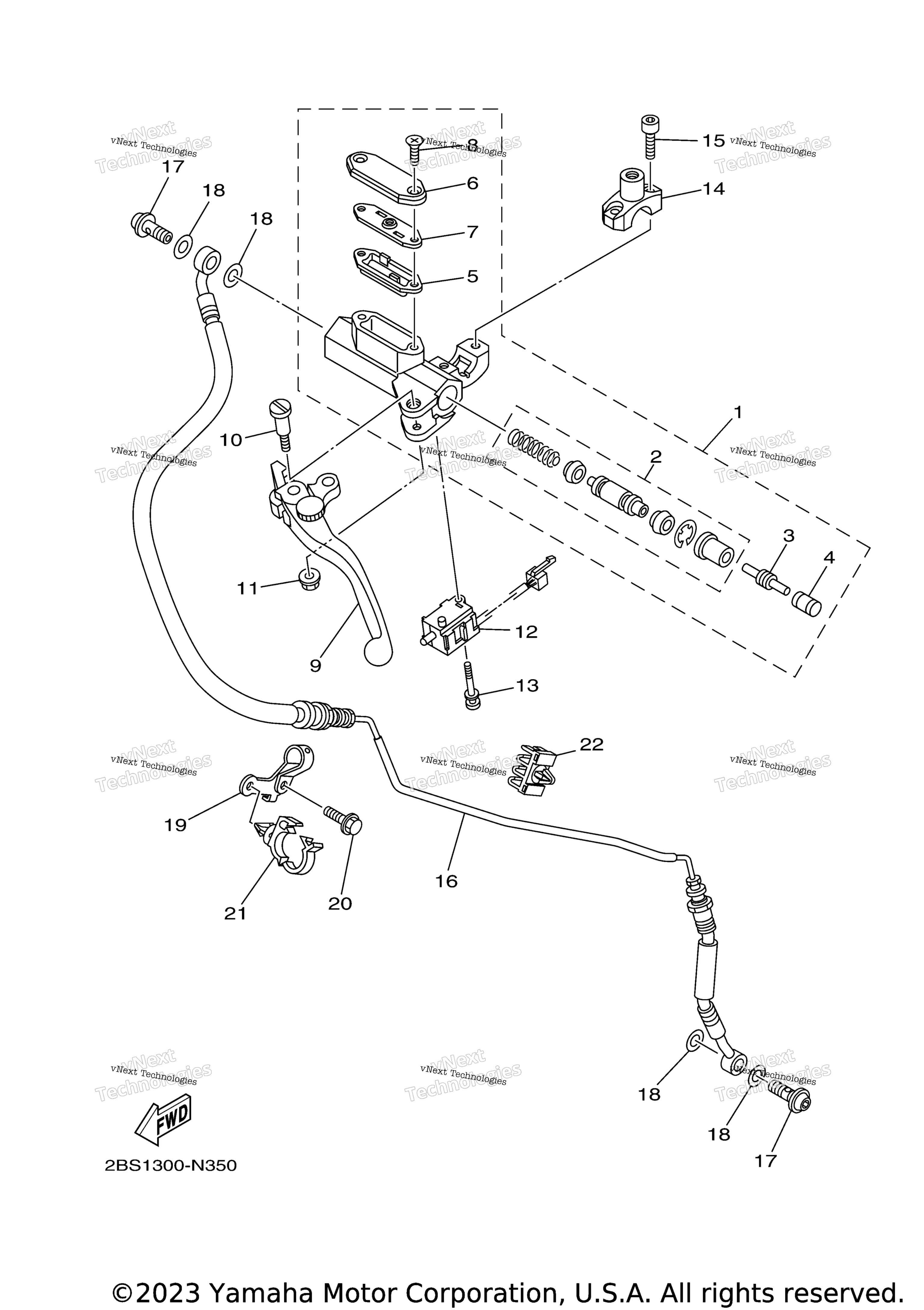 Передняя часть Master Cylinder 2
