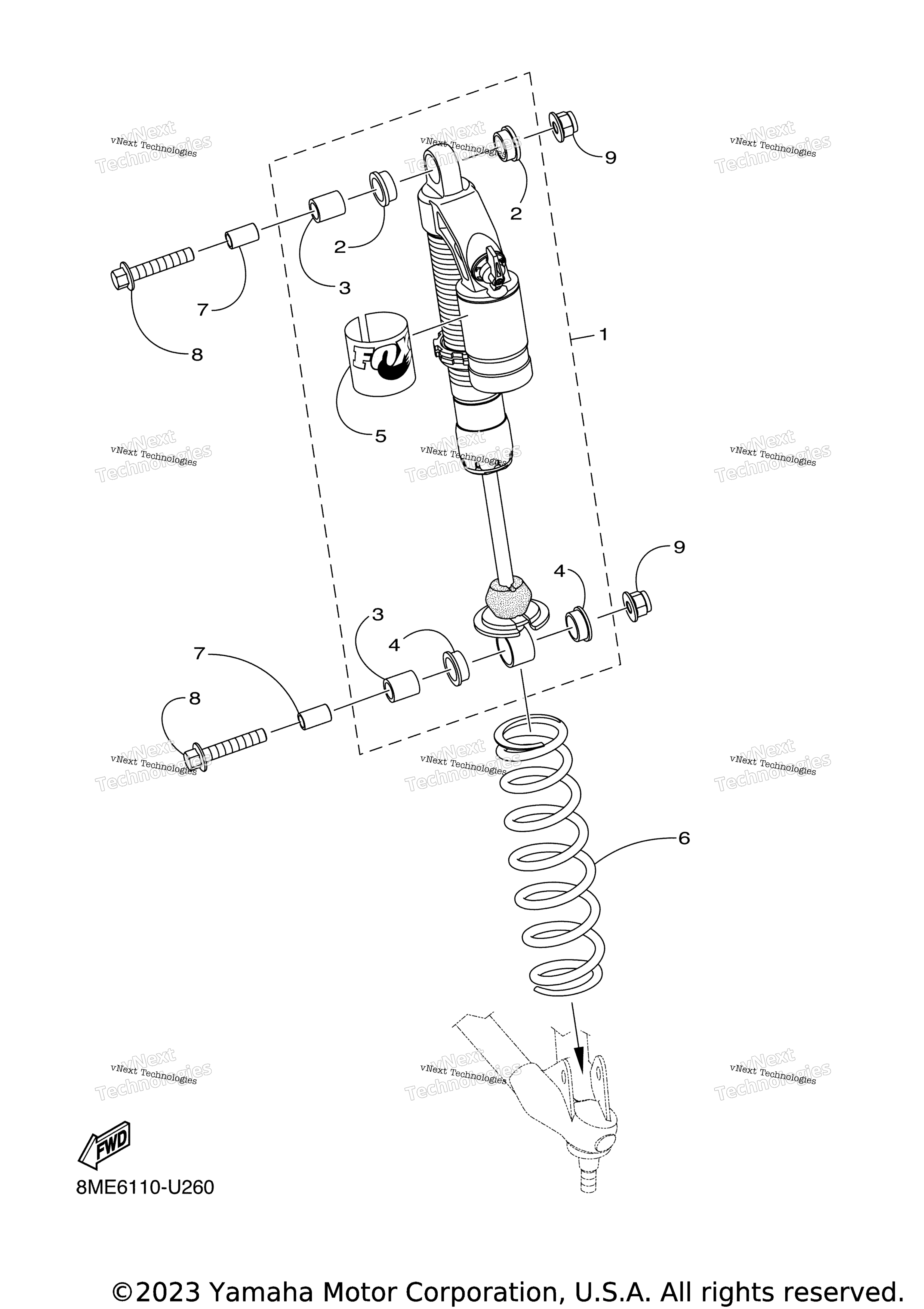 Передняя часть Suspension 2