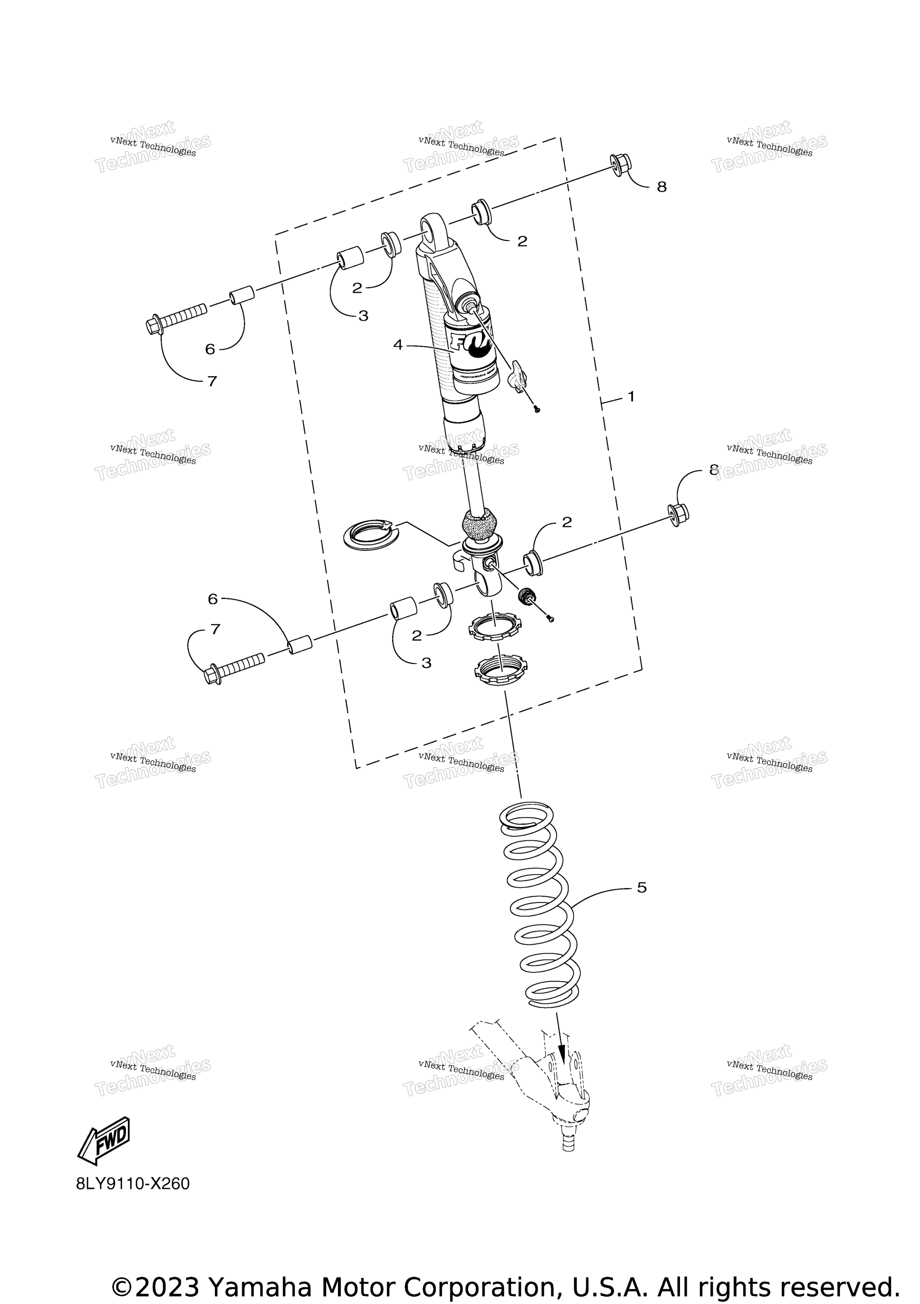 Передняя часть Suspension 2