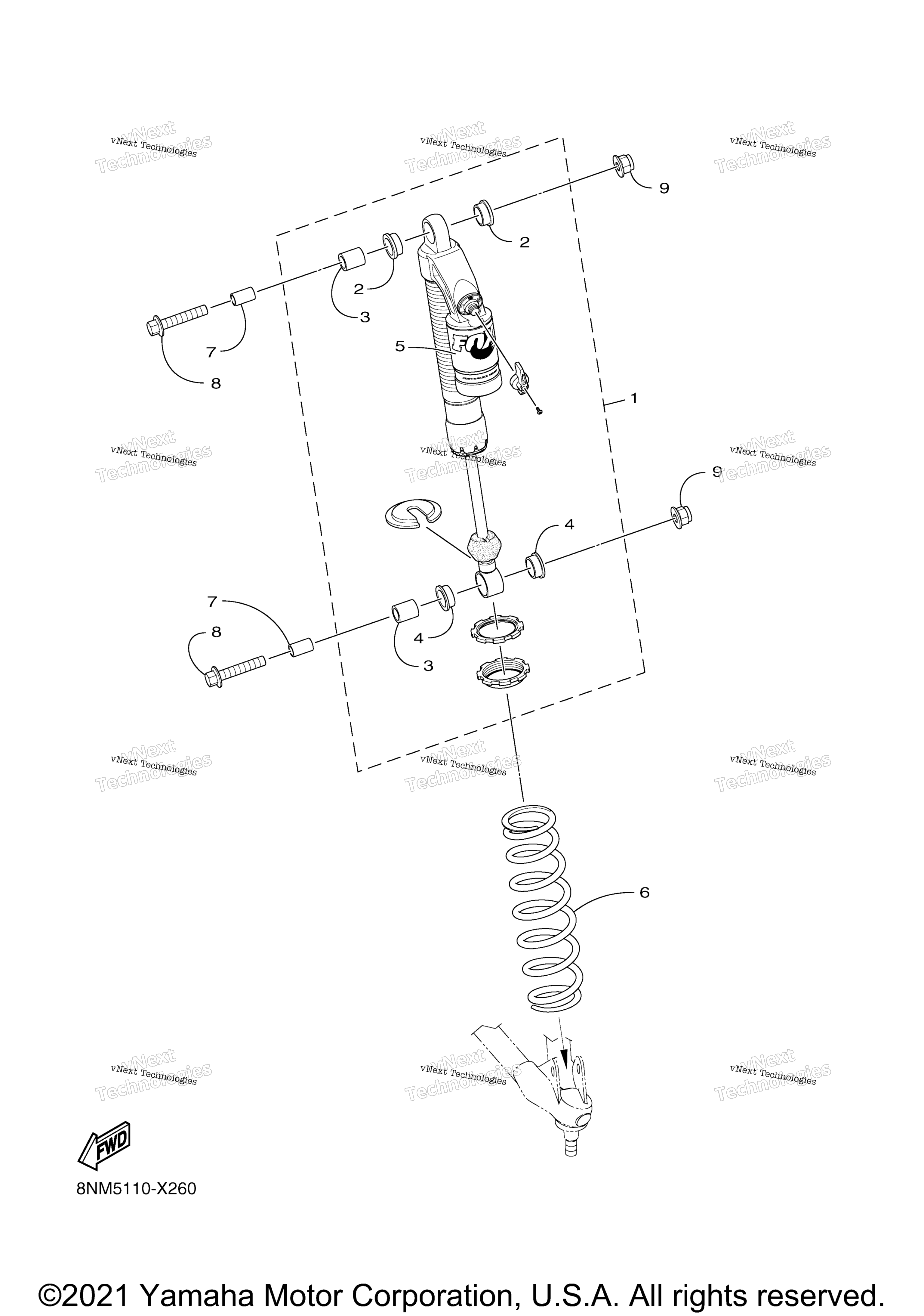 Передняя часть Suspension 2