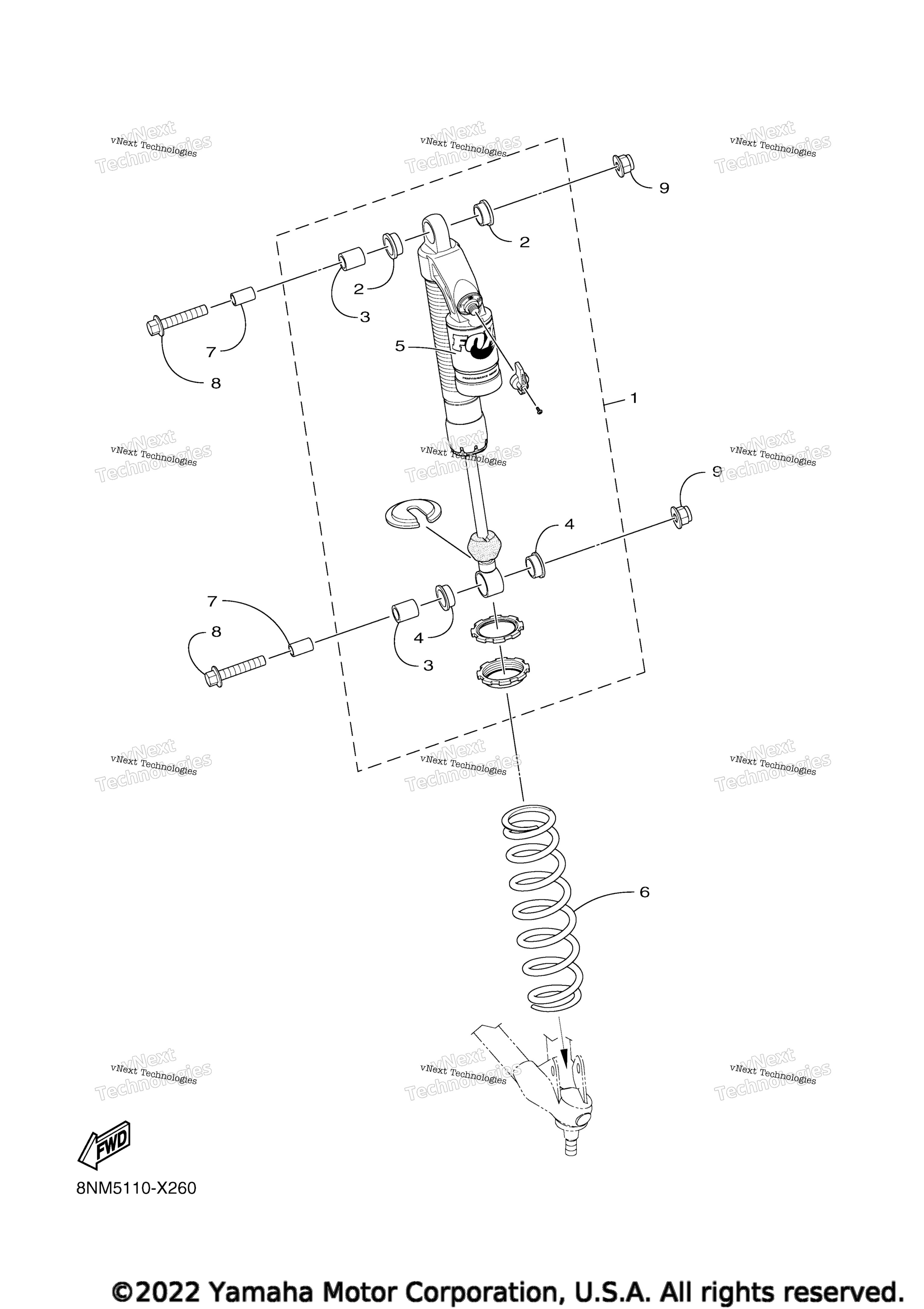 Передняя часть Suspension 2