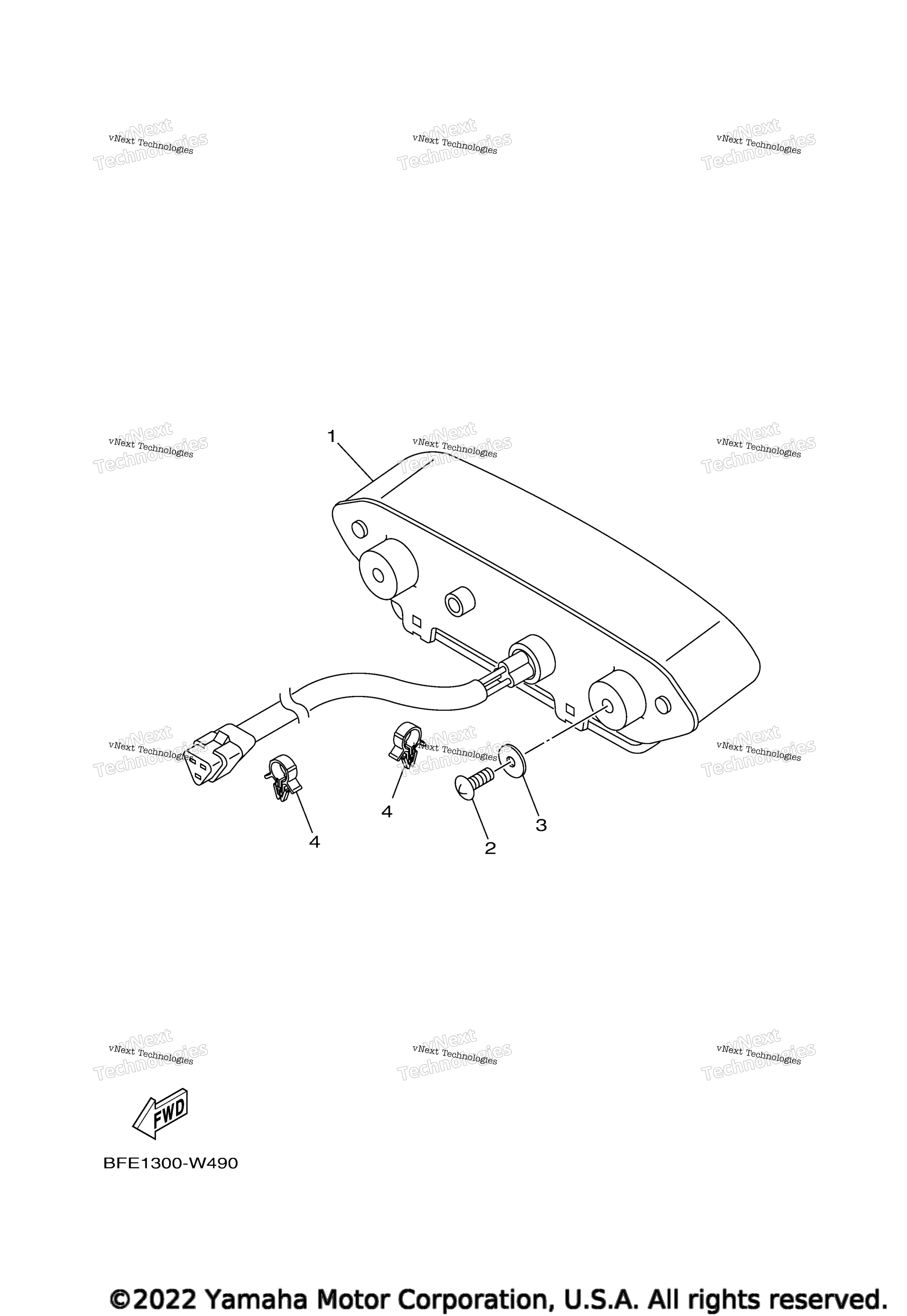 Задний фонарь