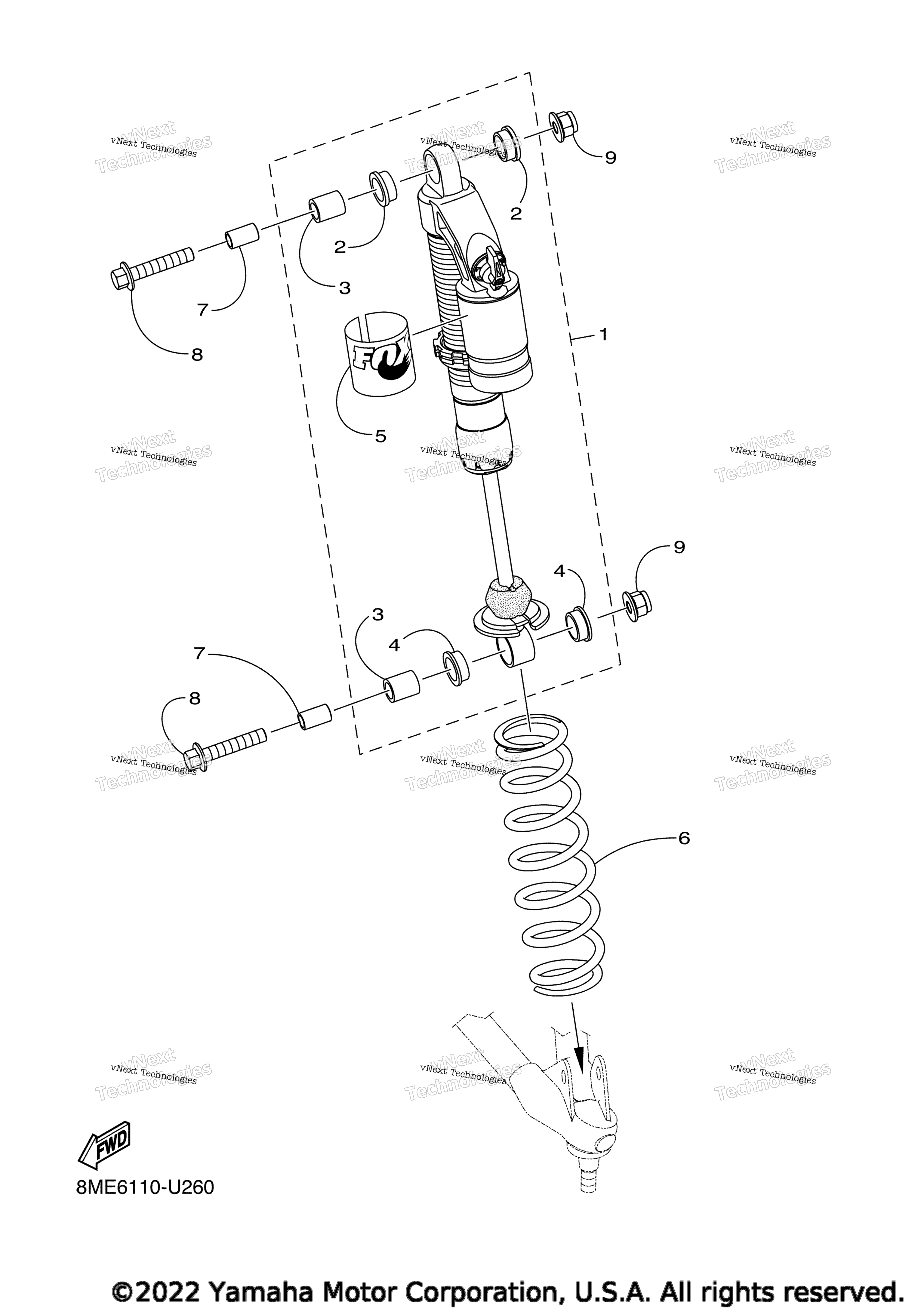 Передняя часть Suspension 2