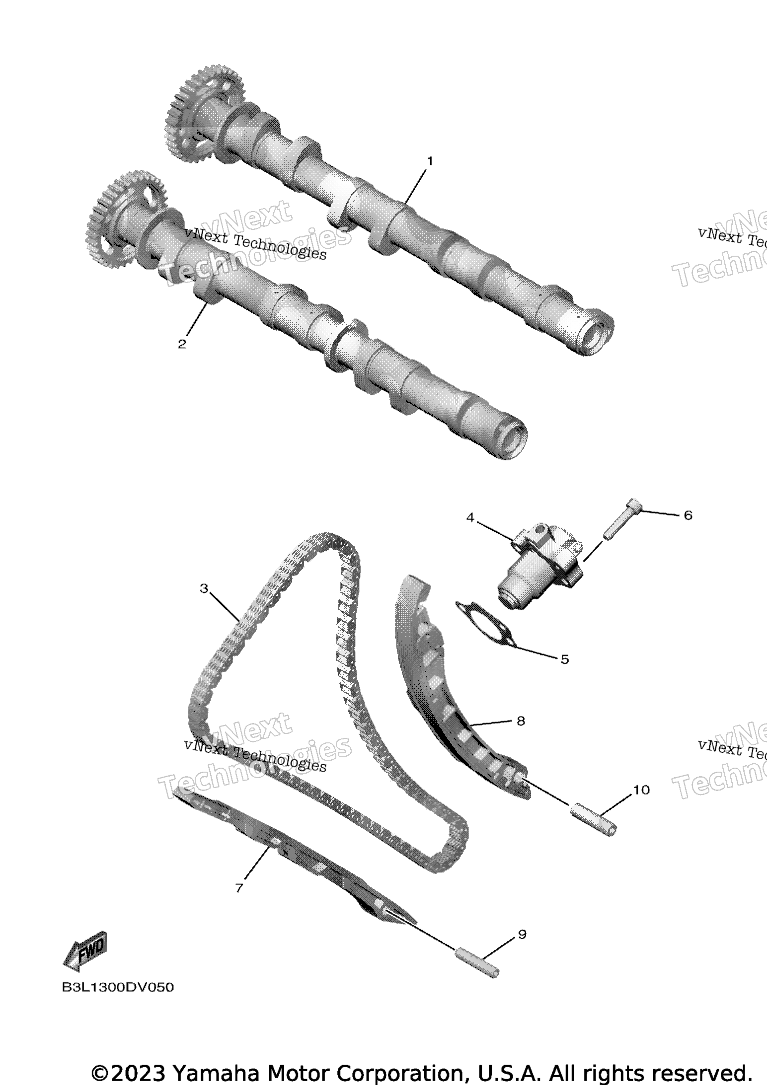Цепь распредвала