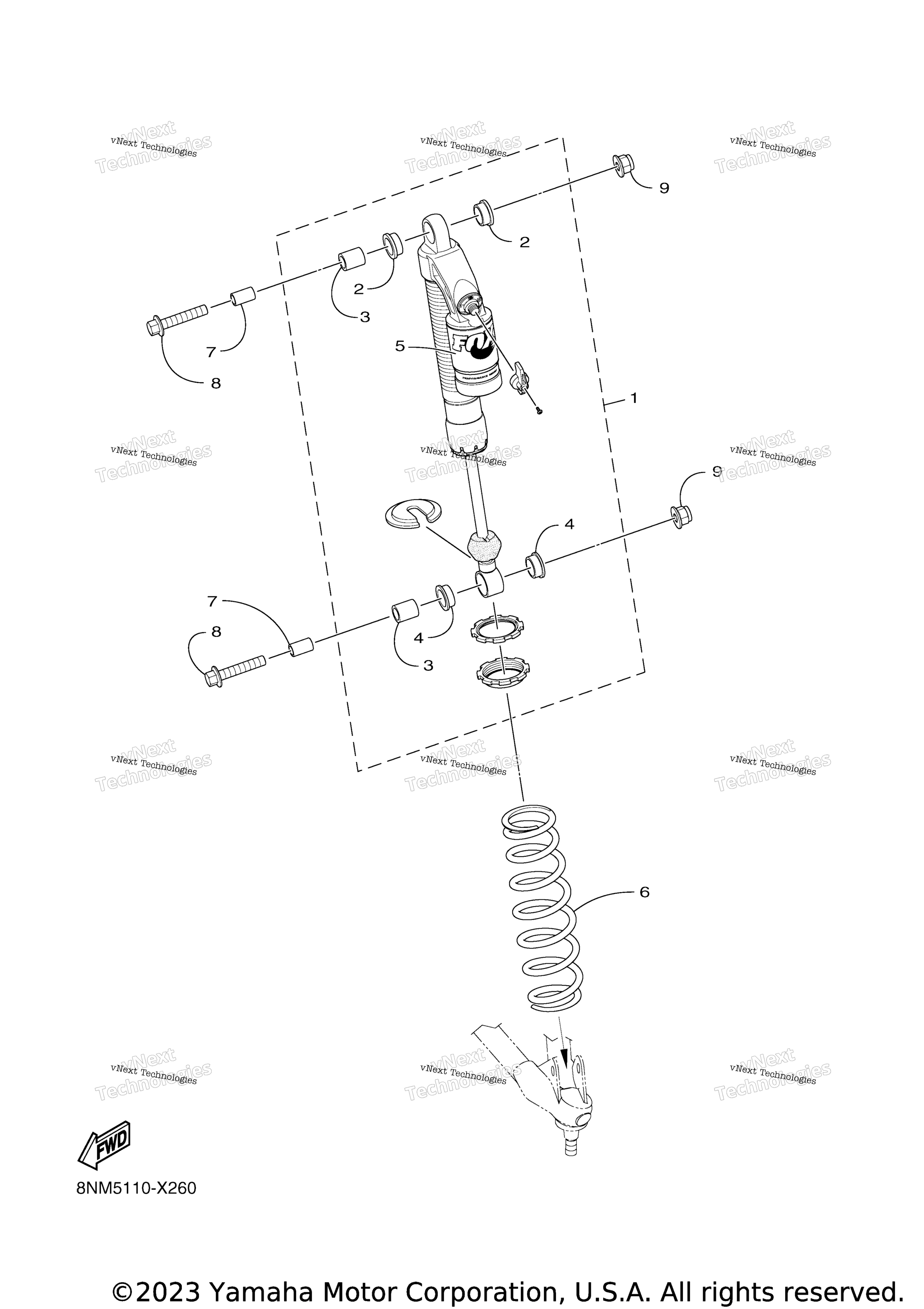 Передняя часть Suspension 2