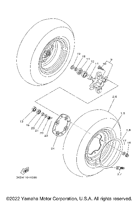 2022 YFZ450R SE (YFZ45YSSNB)
