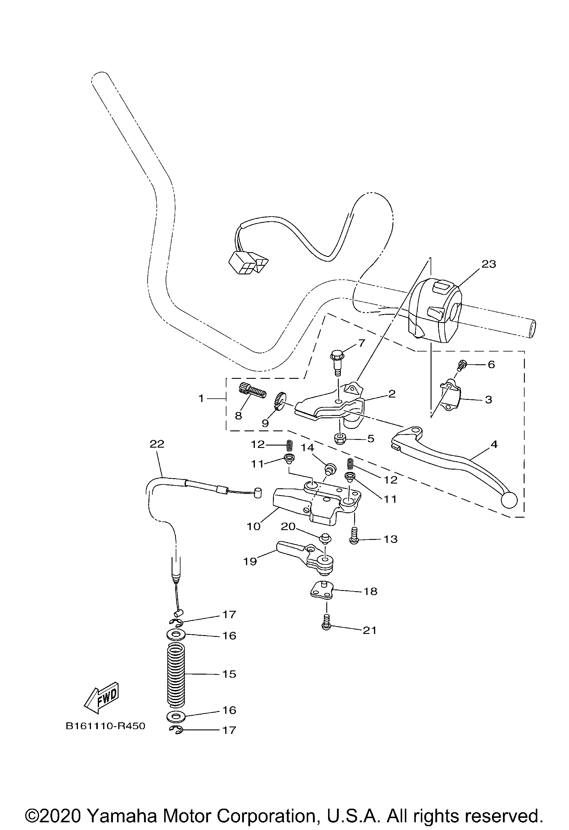 Рычаги управления и переключатели