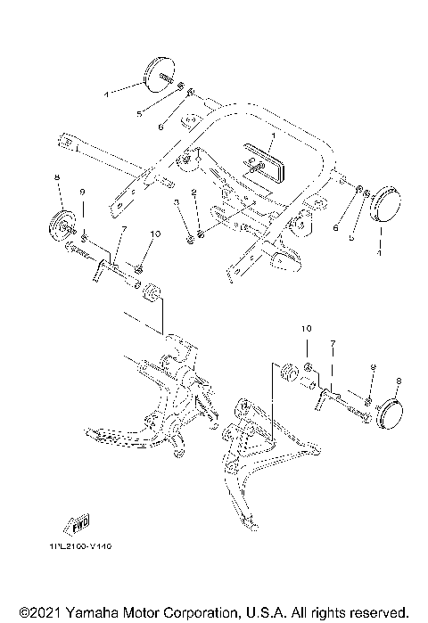 2019 RAPTOR 700 (YFM70RSBKD)