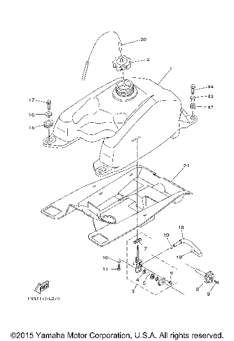 2014 GRIZZLY 350 4WD (YFM350DER/YFM350DEG/YFM350DEL)