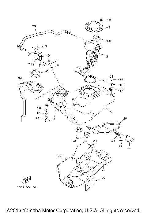 2014 GRIZZLY 700 FI EPS (YFM700PEL/YFM700PEG/YFM700PER)