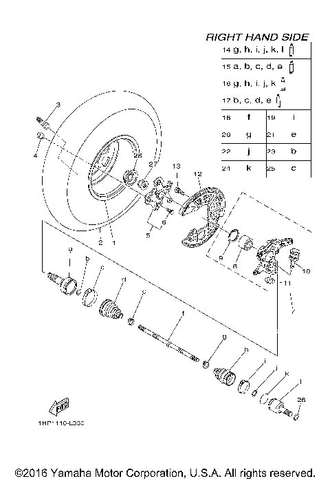 2012 GRIZZLY 700 EPS 4WD (YFM7FGPBGR)