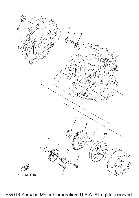 2012 RAPTOR 125 (YFM125RBL/YFM125RBW)