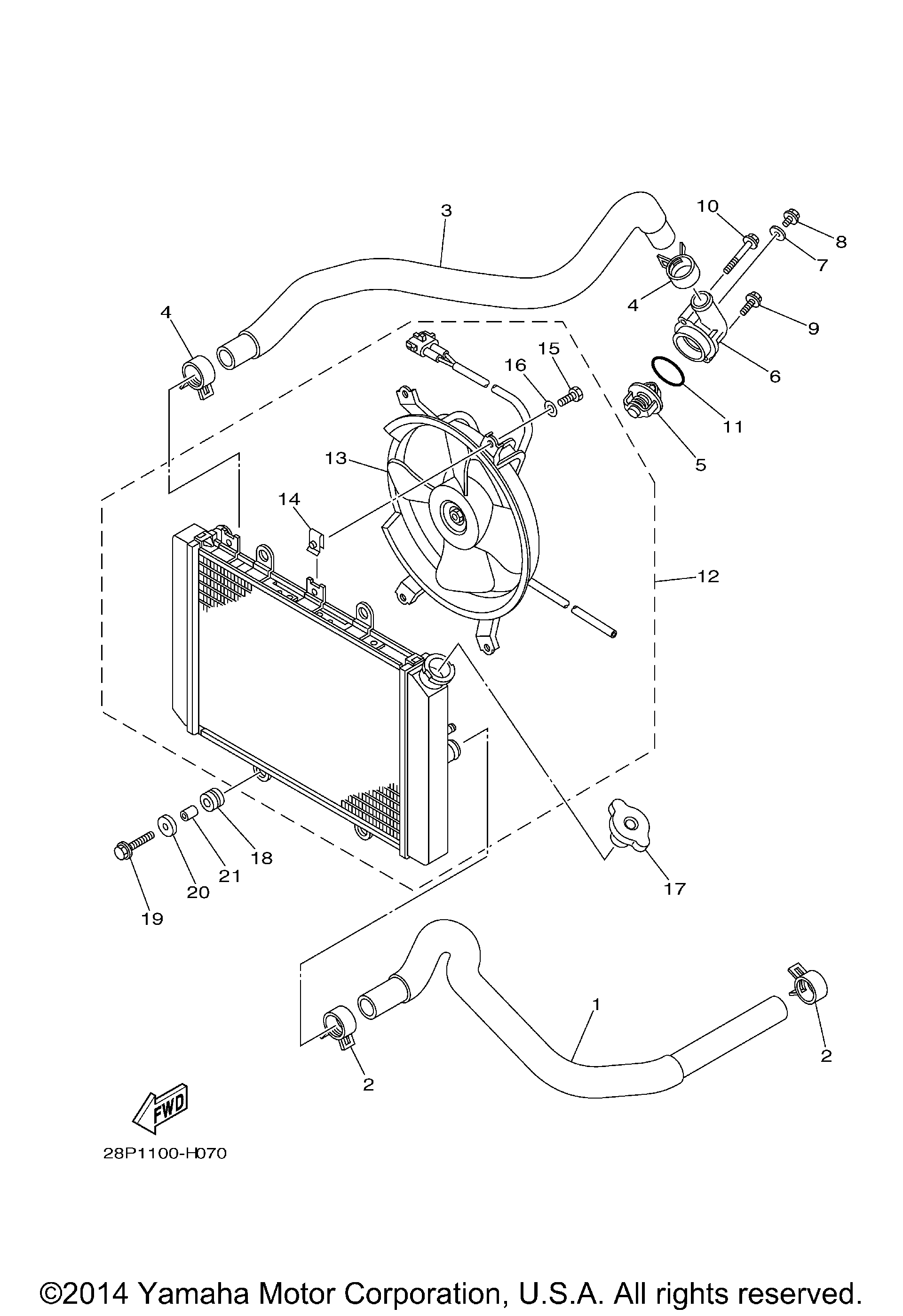 Шланг радиатора