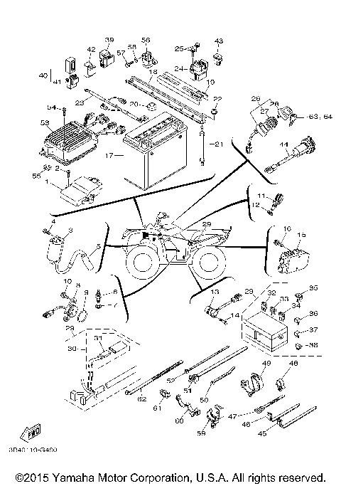 2008 GRIZZLY 700 POWER STEERING (YFM7FGPXR/YFM7FGPXGR/YFM7FGPXL)