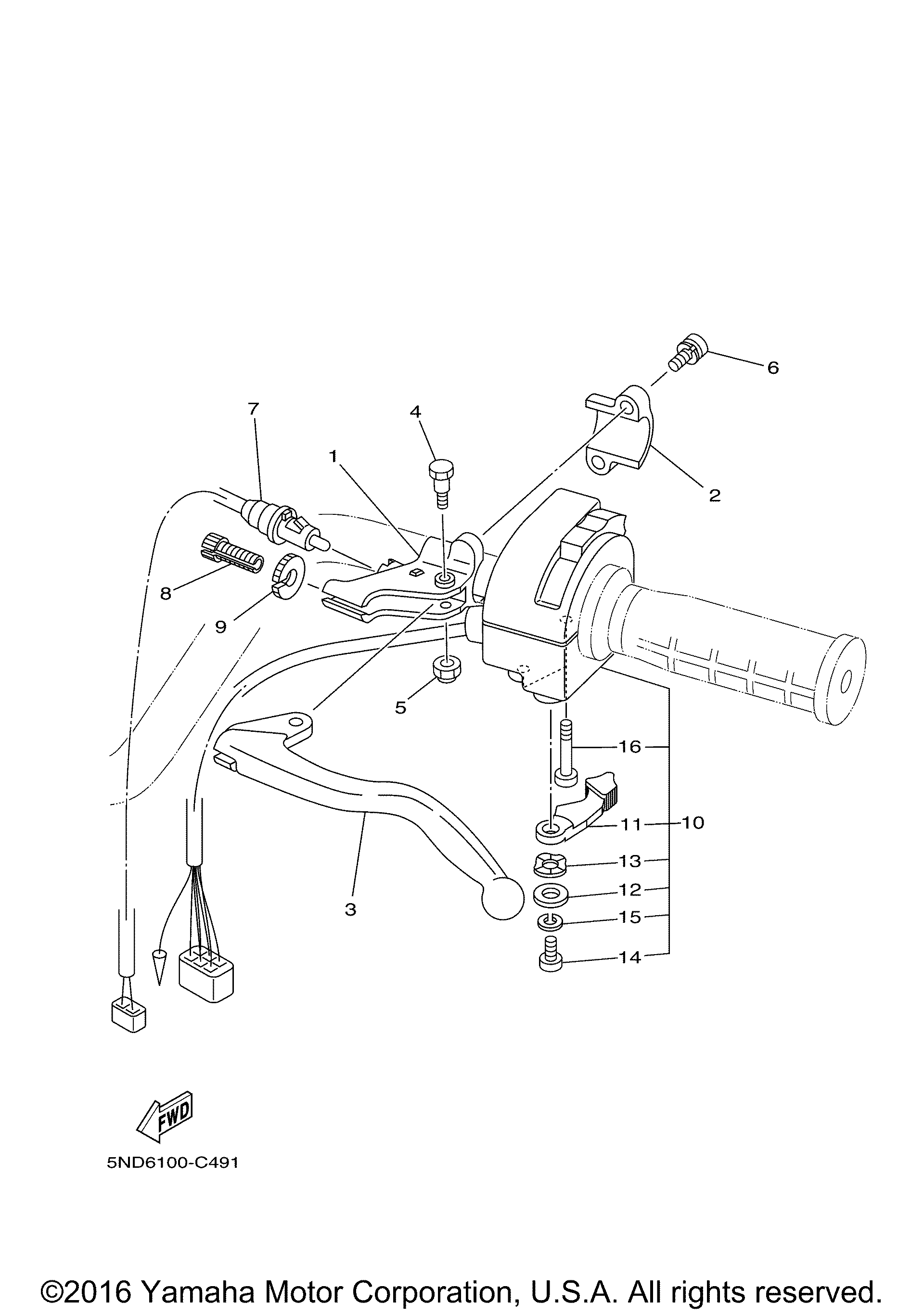 Рычаги управления и переключатели