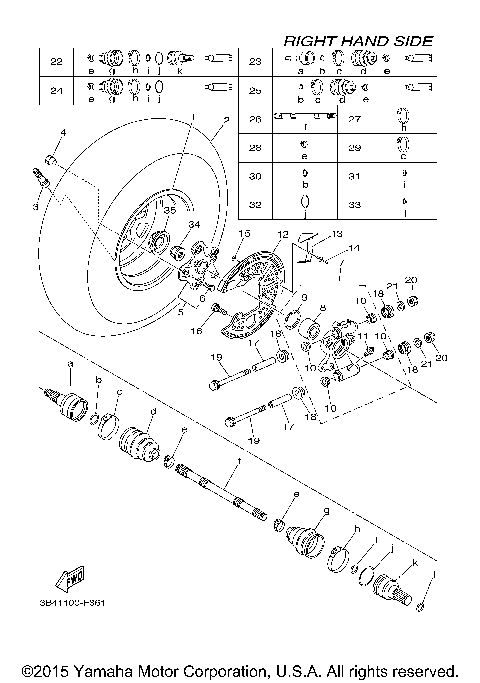 2008 GRIZZLY 700 POWER STEERING (YFM7FGPXR/YFM7FGPXGR/YFM7FGPXL)
