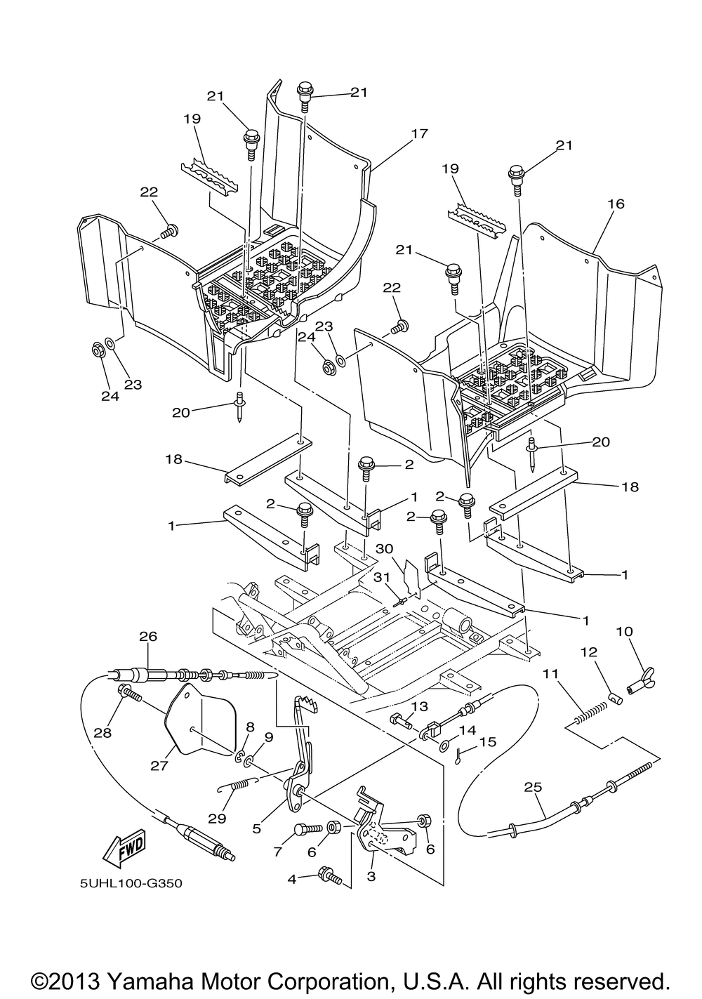 Подножка и подставка