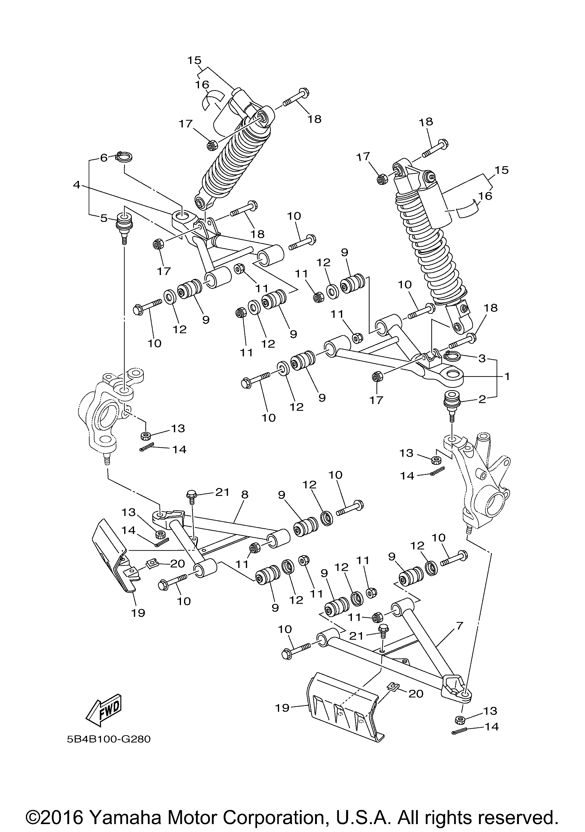 Передняя подвеска и колесо