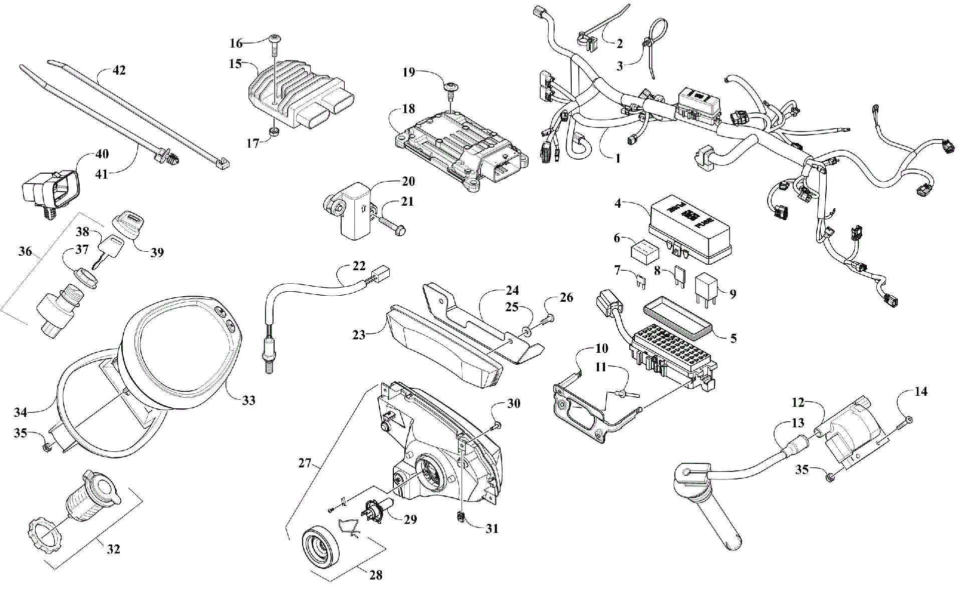 Электрооборудование COMPONENTS [304090]