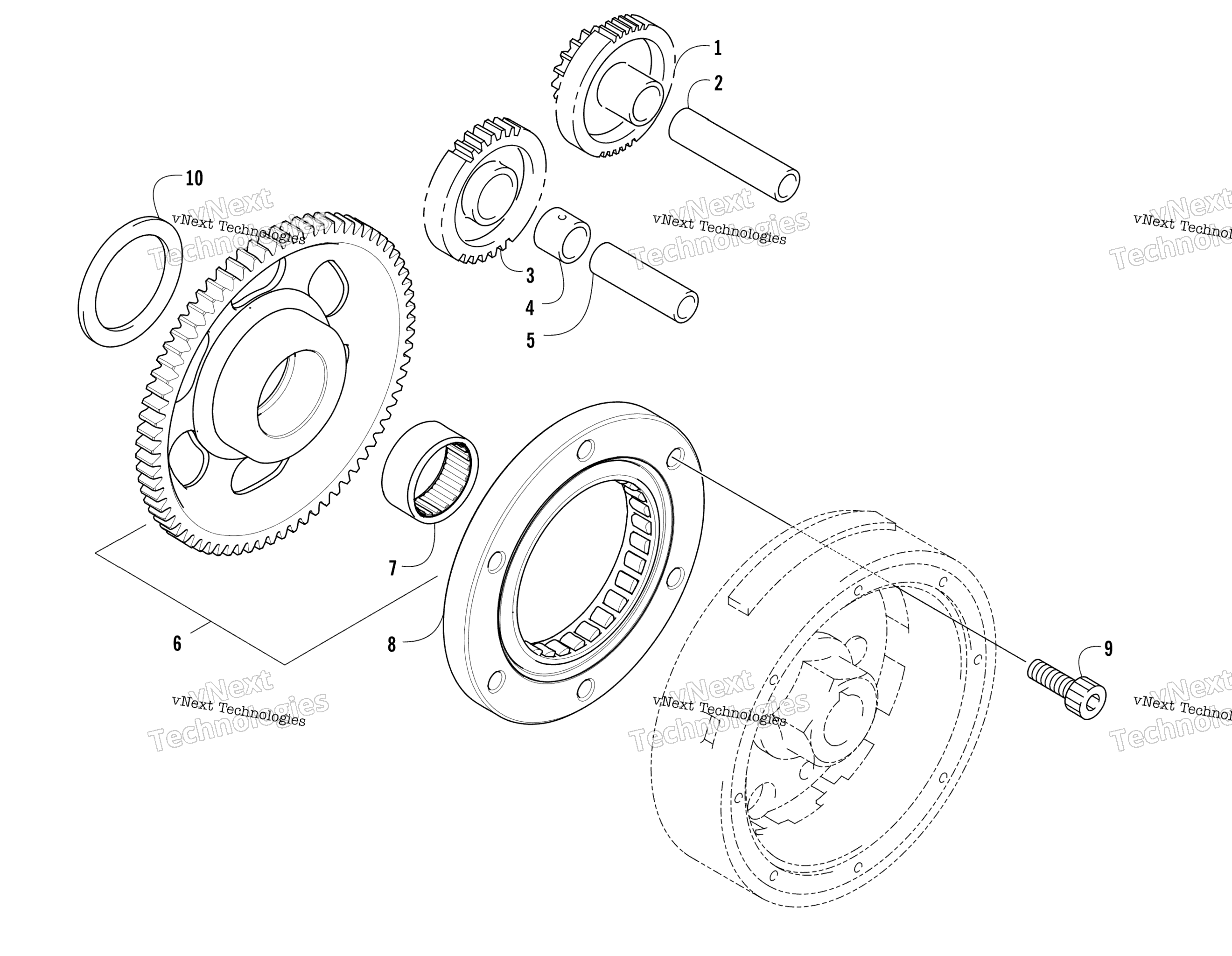Стартер Clutch Assembly