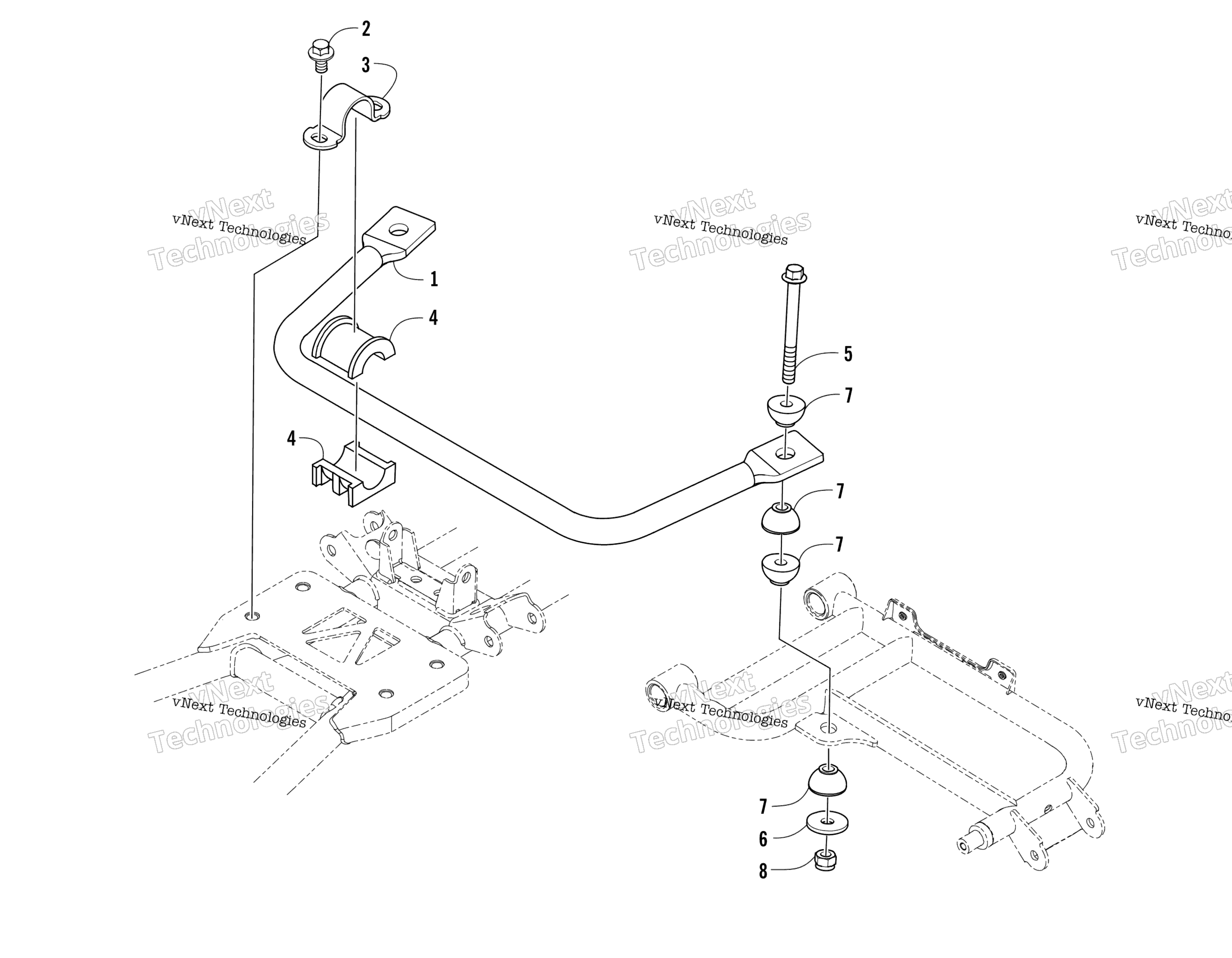 Sway Bar узел
