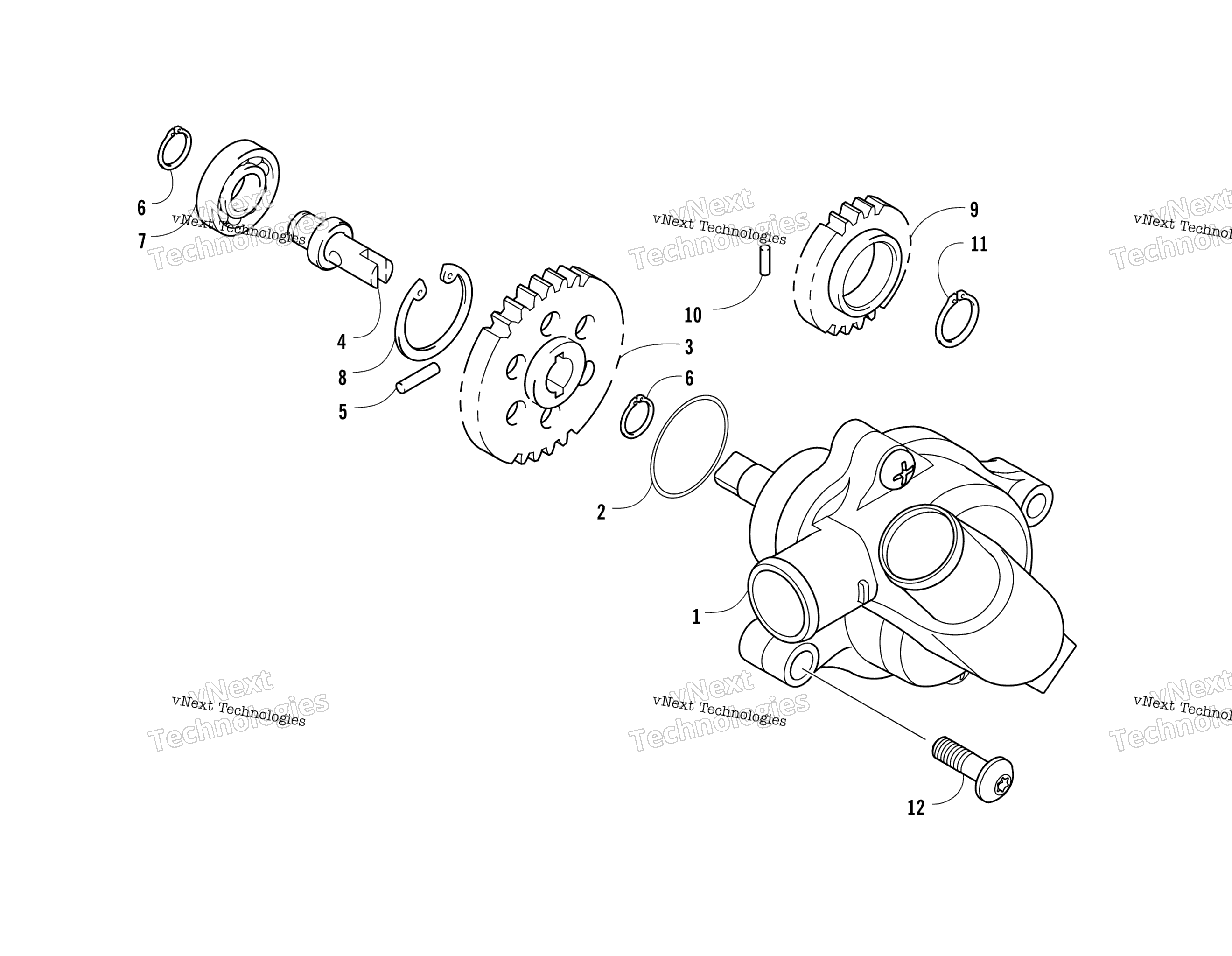 Система охлаждения Pump Assembly