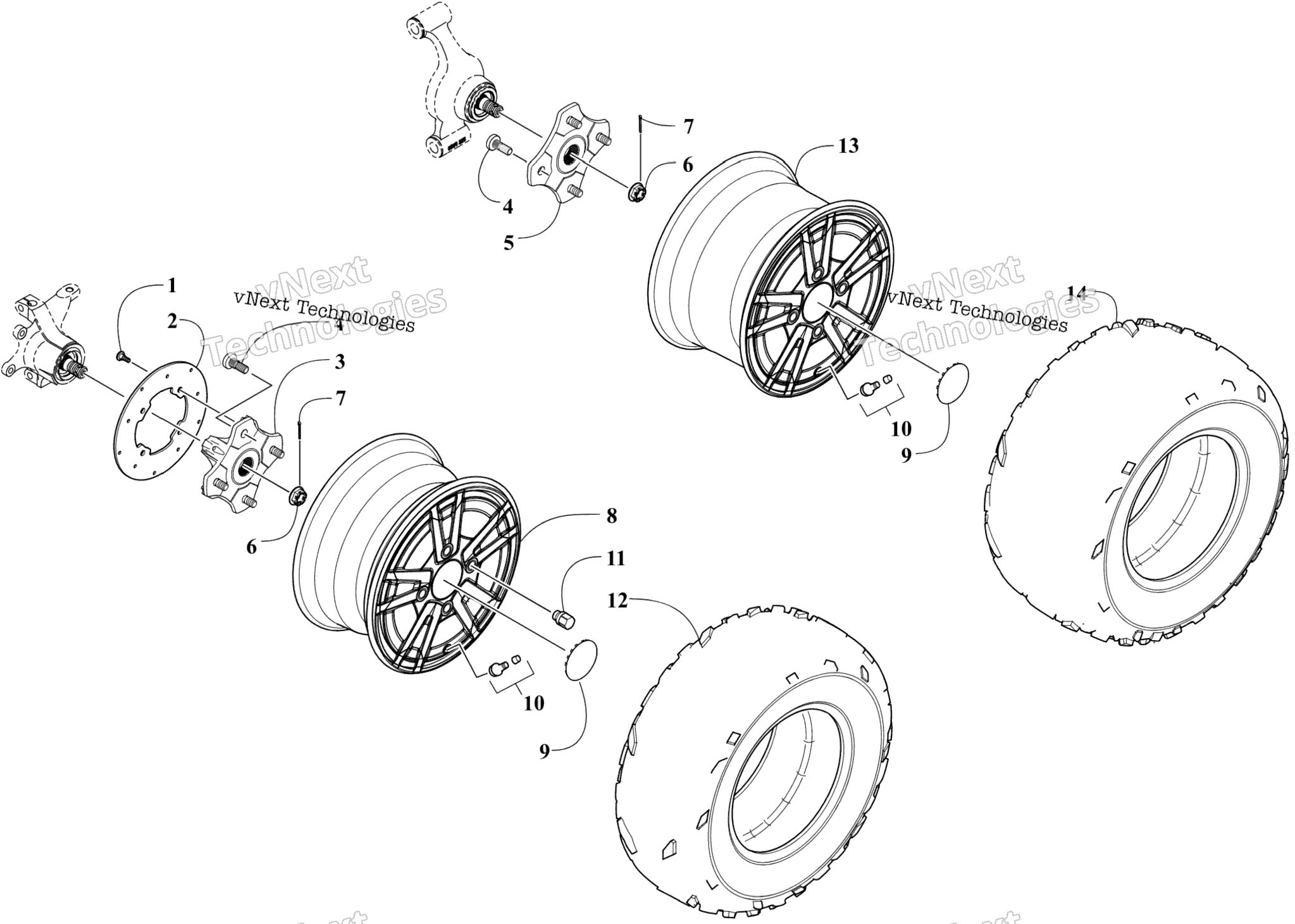 Колесо And Tire Assembly