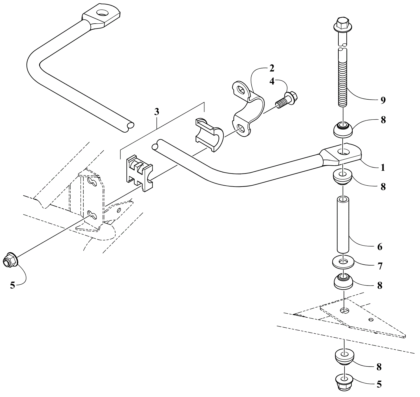 SWAY BAR узел [301602]