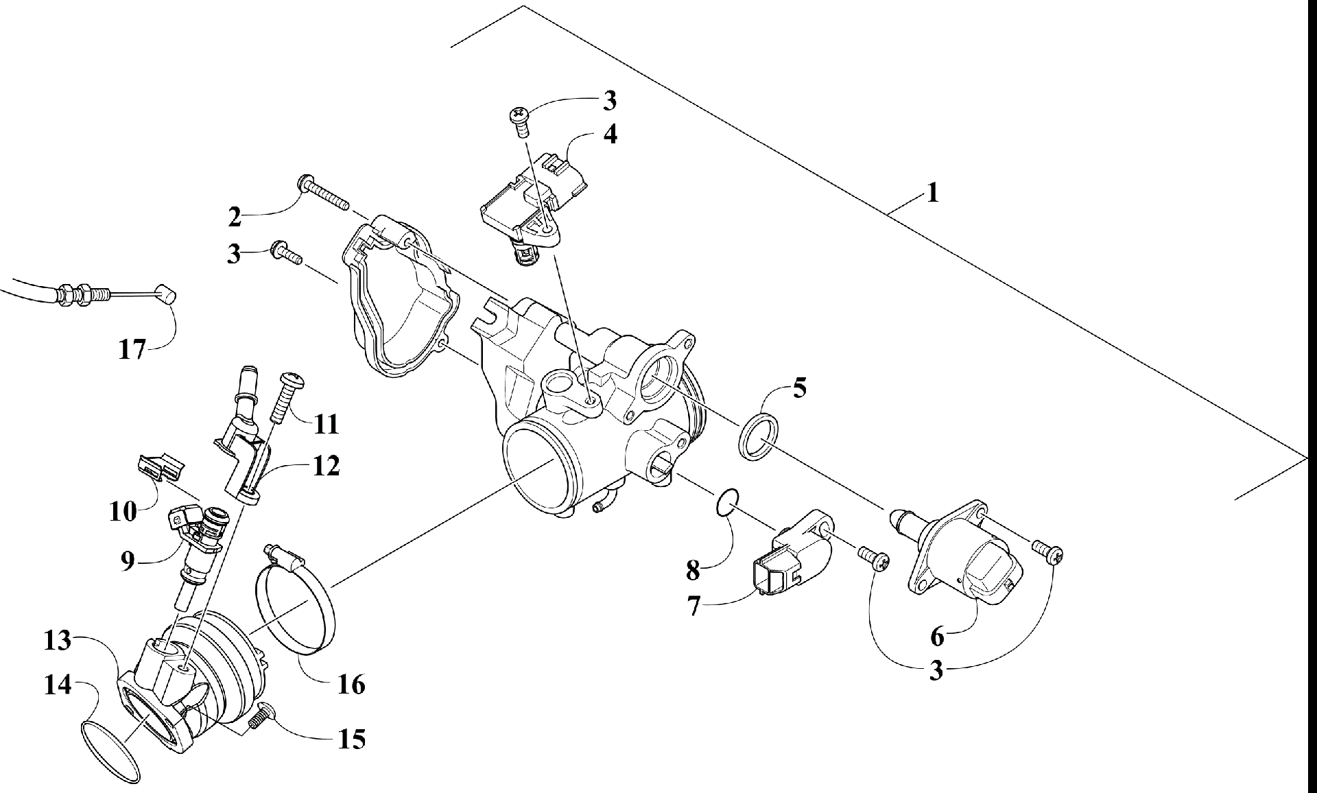 Дроссельный узел ASSEMBLY [300280]