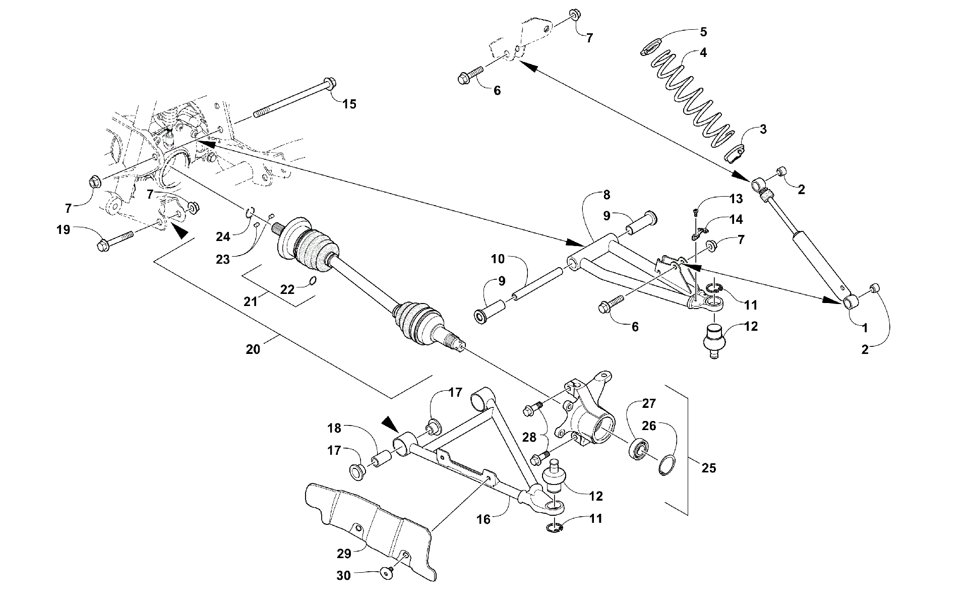Узел передней подвески [302373]