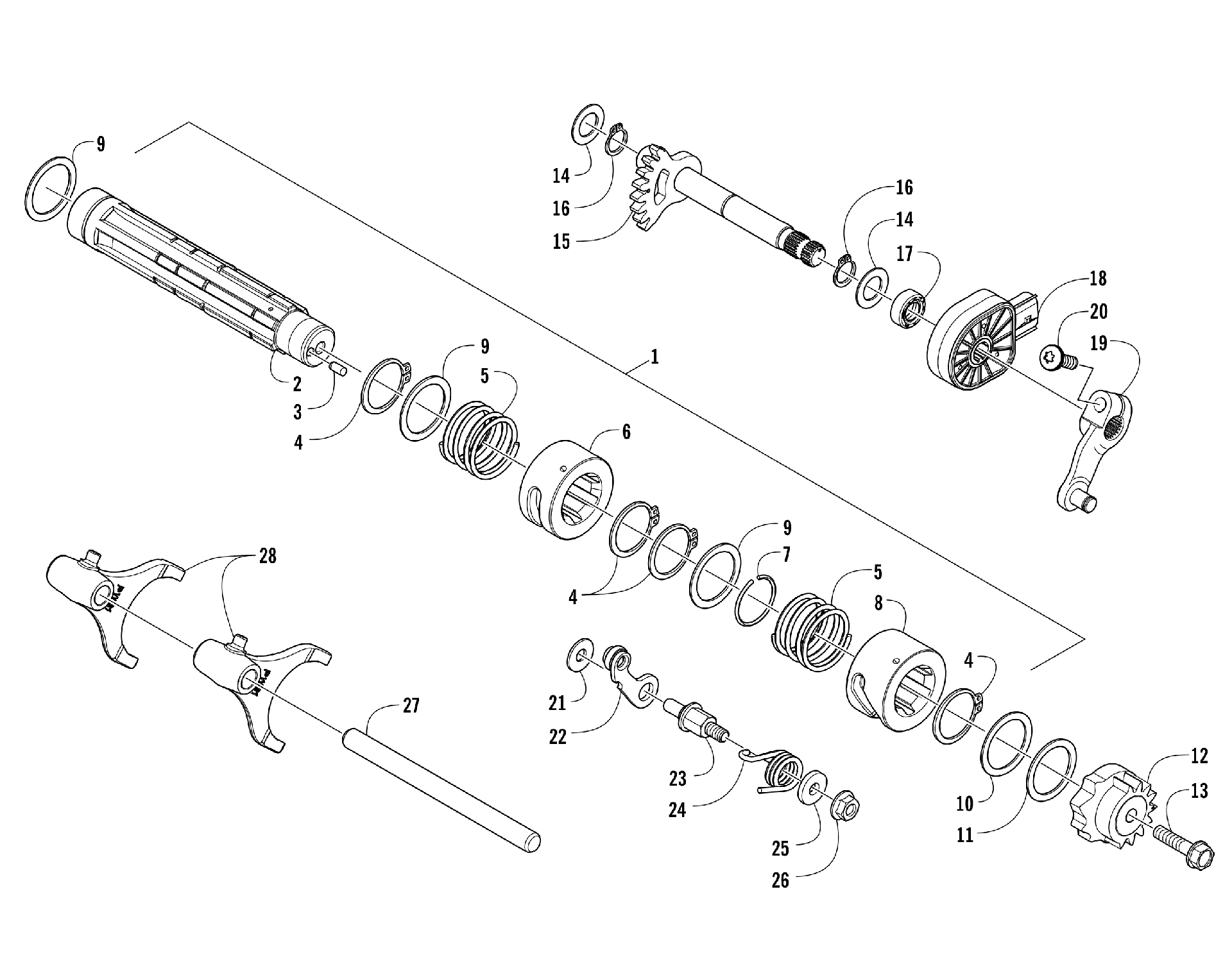передача Shifting ASSEMBLY [300431]