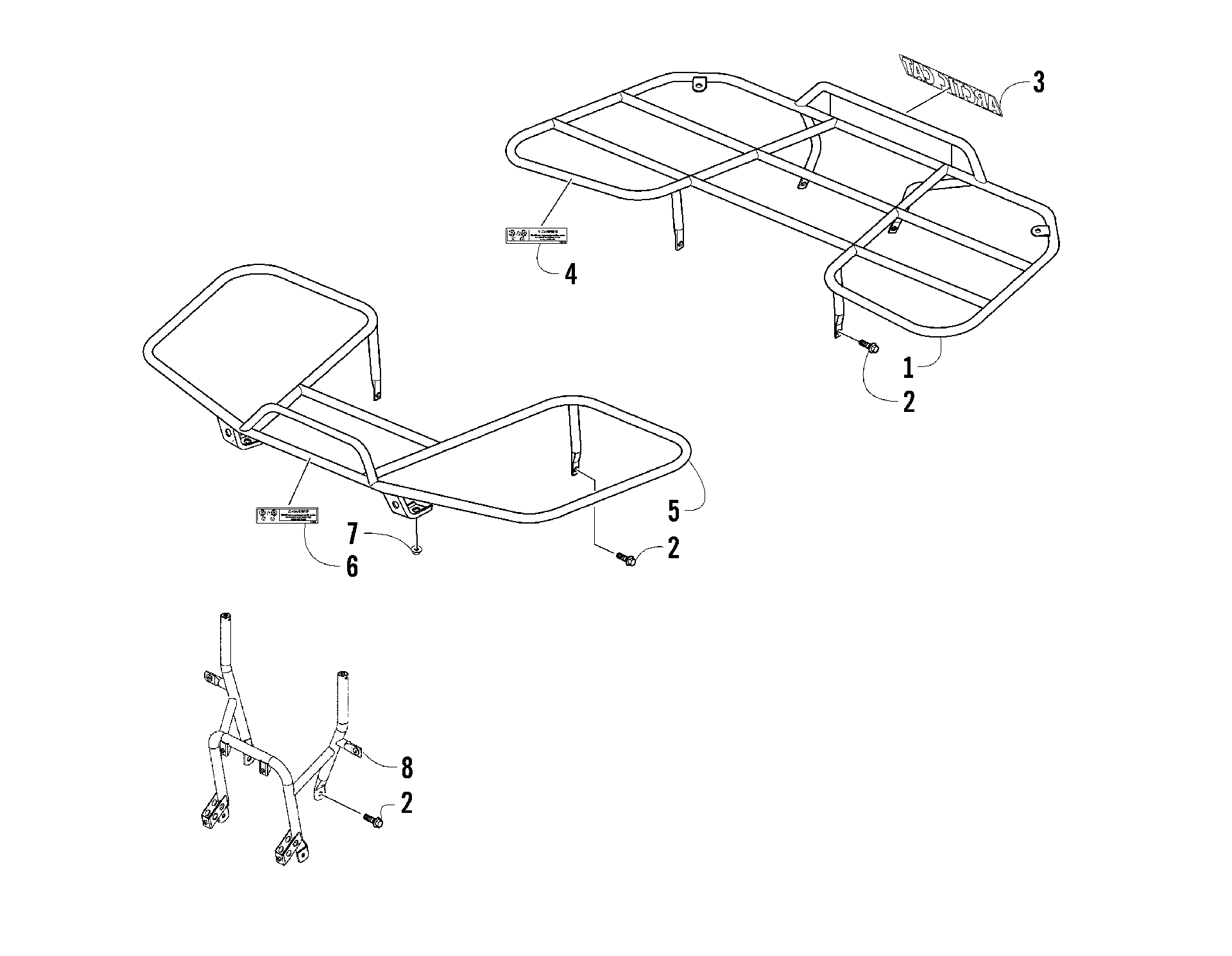 RACKS и BUMPER узел [98157]