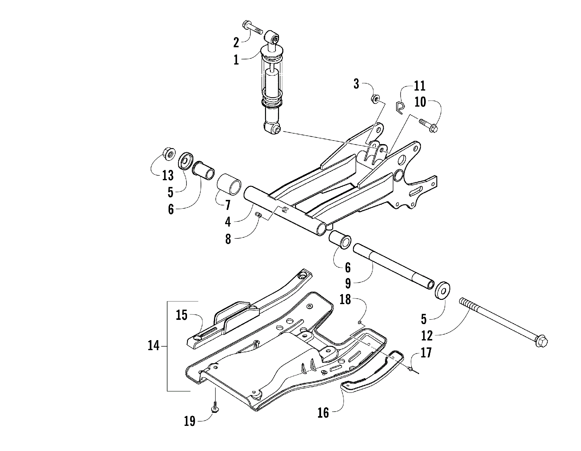 Задняя подвеска ASSEMBLY [92802]